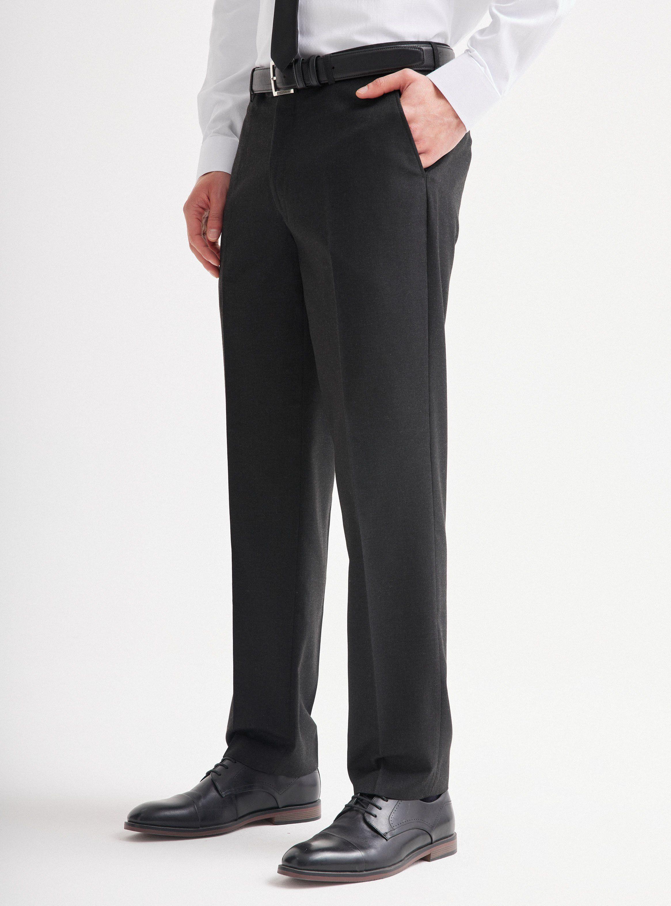 Pantalón Vestir Gris Oscuro-0