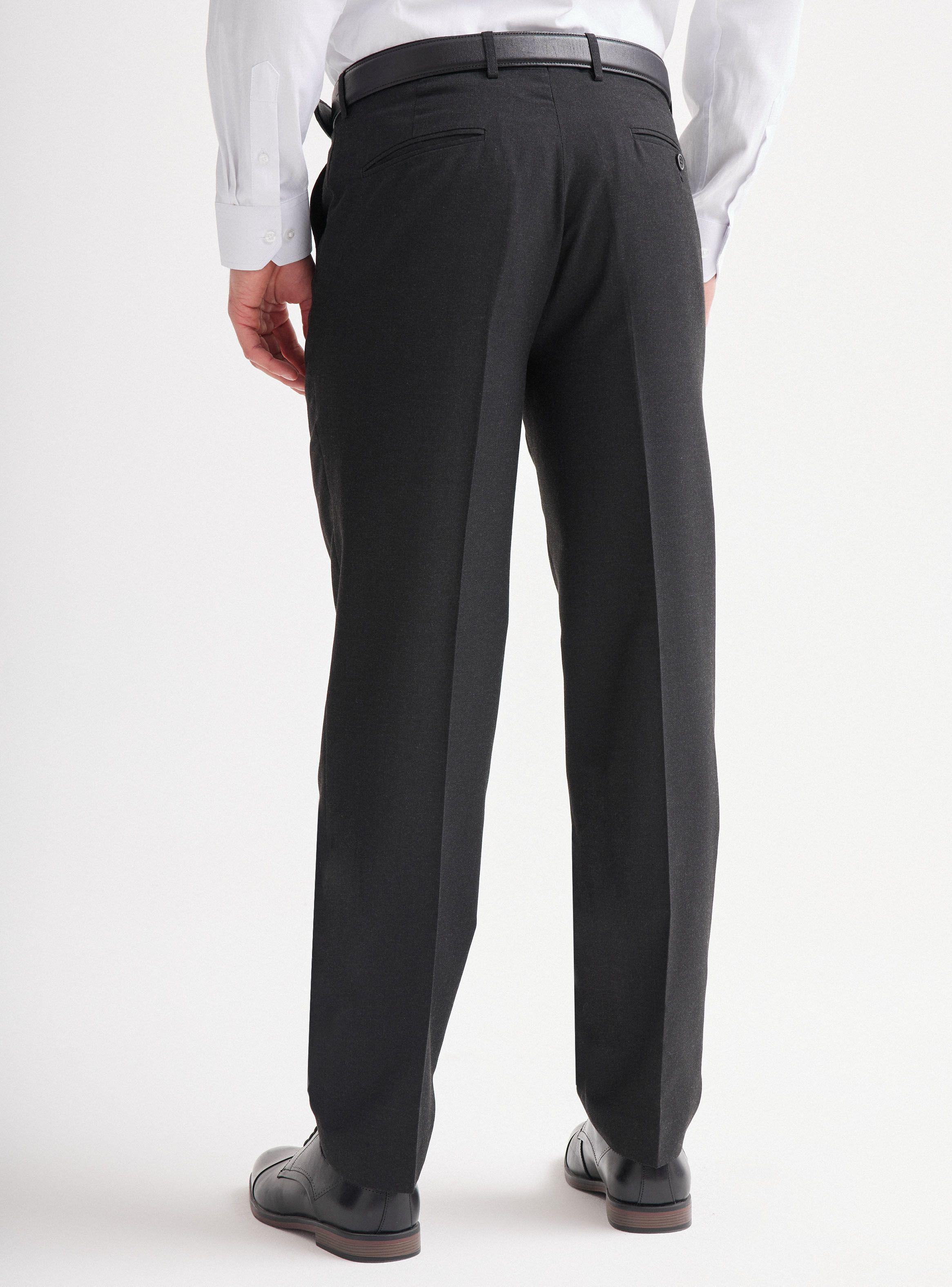 Pantalón Vestir Gris Oscuro-1