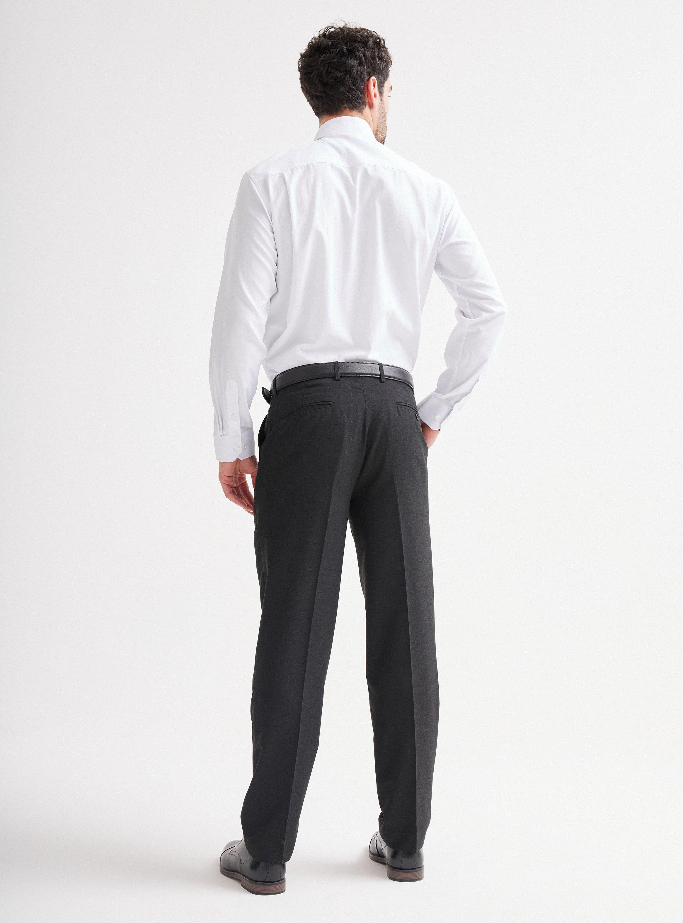 Pantalón Vestir Gris Oscuro-5