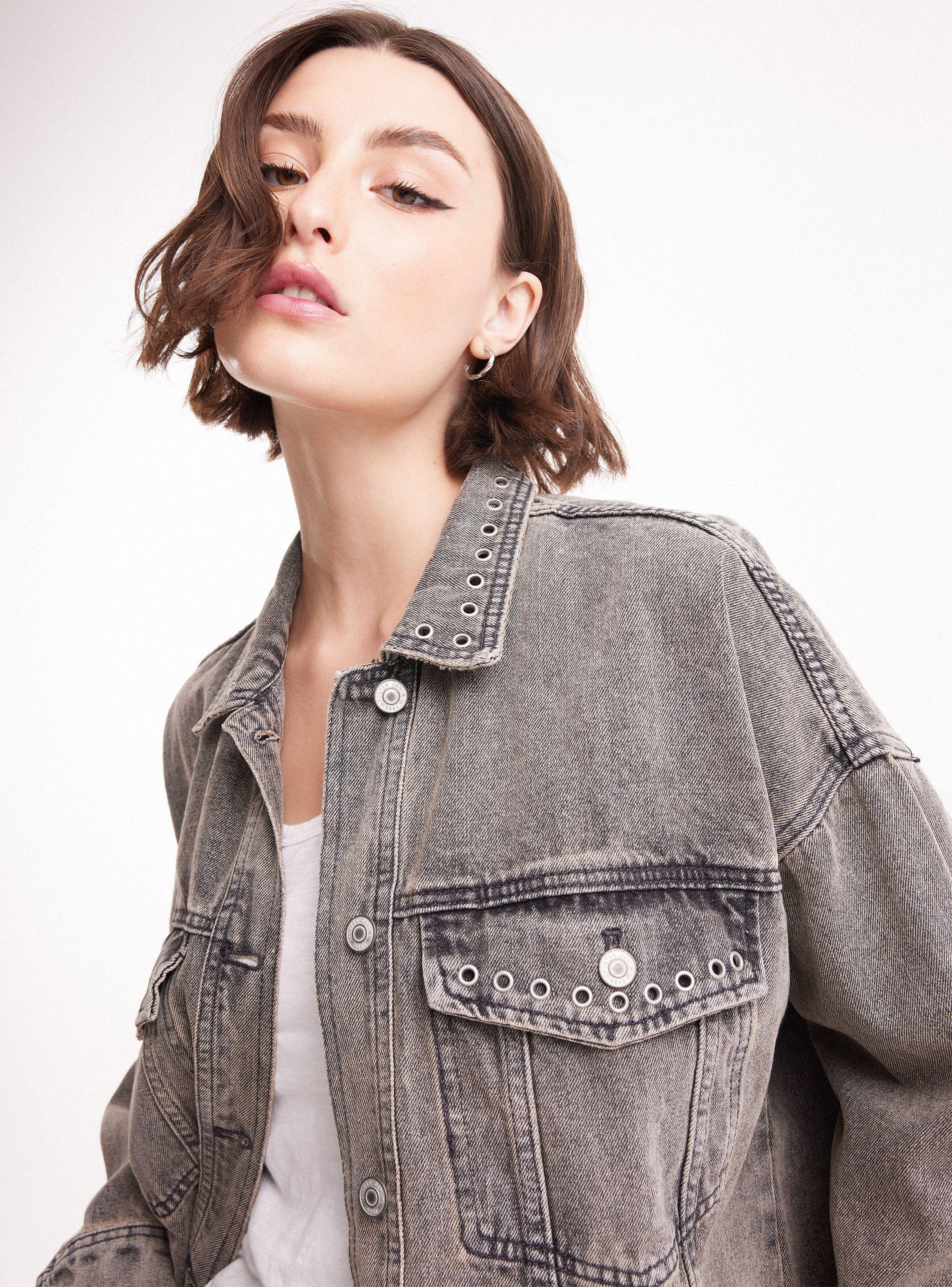Chaqueta Sobreteñida Con Ojetillos-2