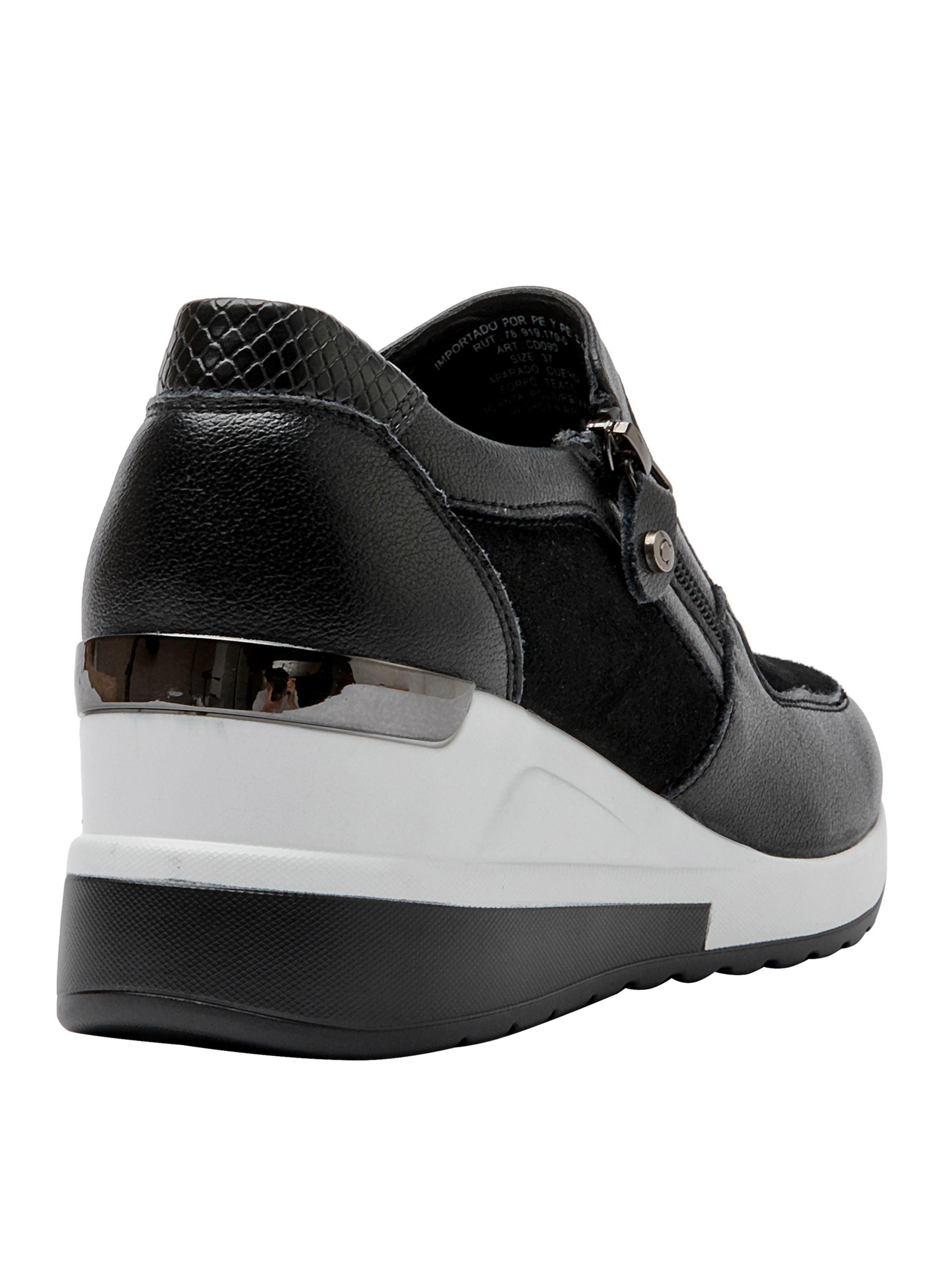 Zapatilla Urbana Cuero Cd092 Mujer-4