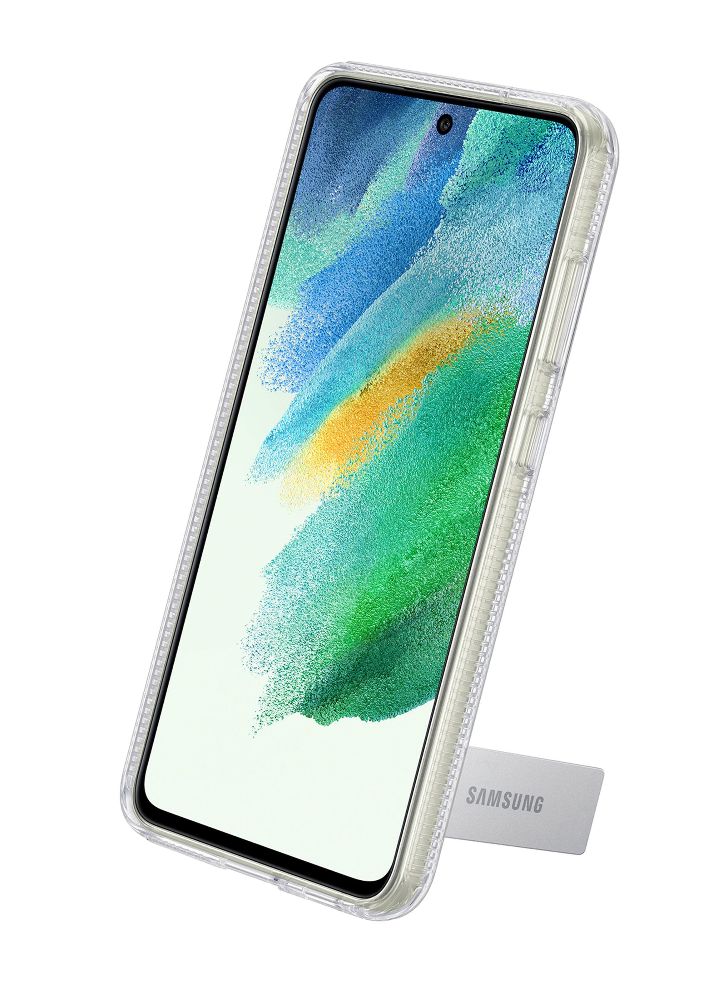 Carcasa Clear Standing Cover para Galaxy S21FE Transparente-2