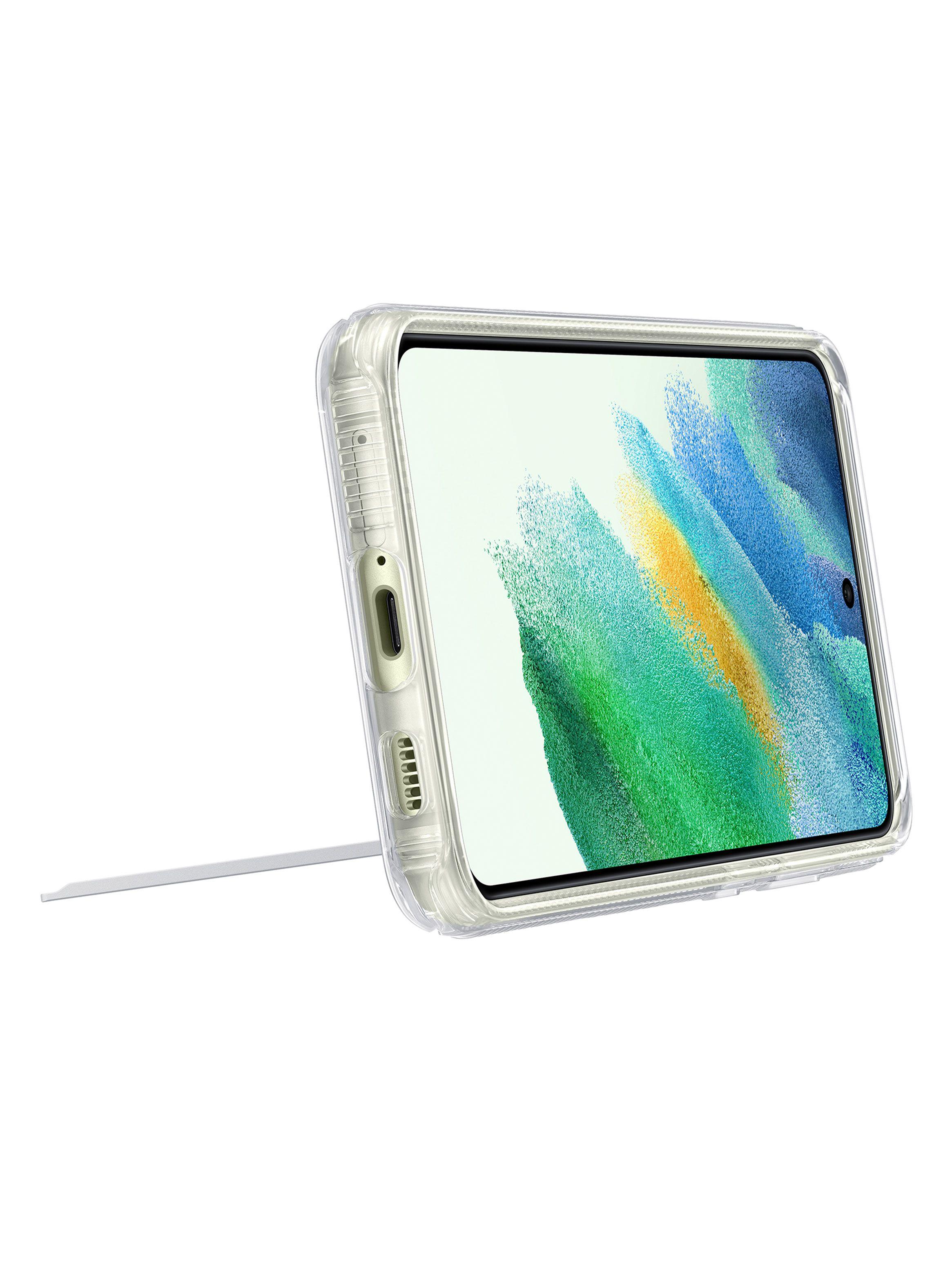 Carcasa Clear Standing Cover para Galaxy S21FE Transparente-3