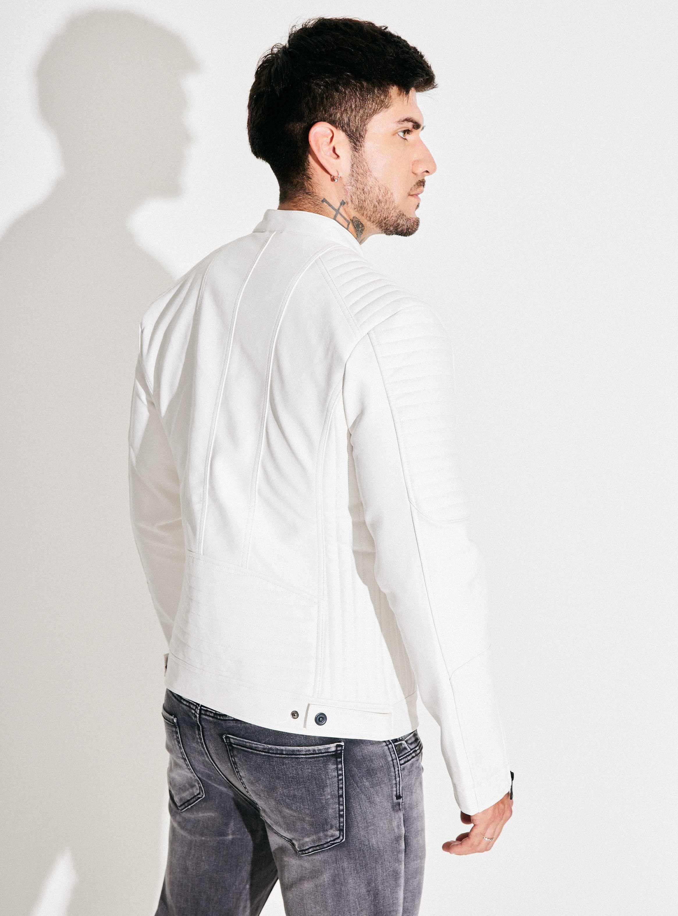 Chaqueta Motoquera Simil Cuero-1