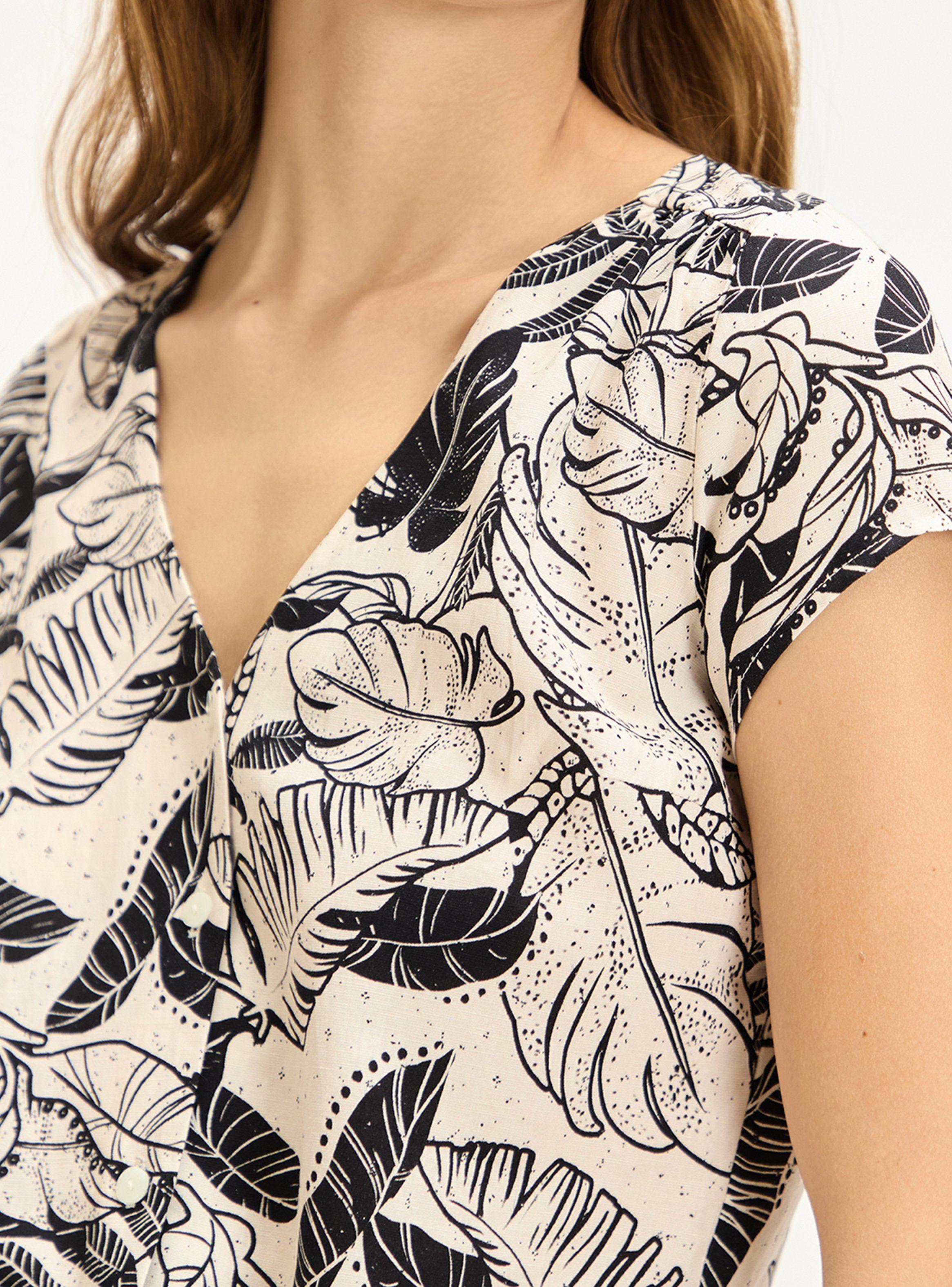 Blusa Fantasía Full Print con Amarra-3