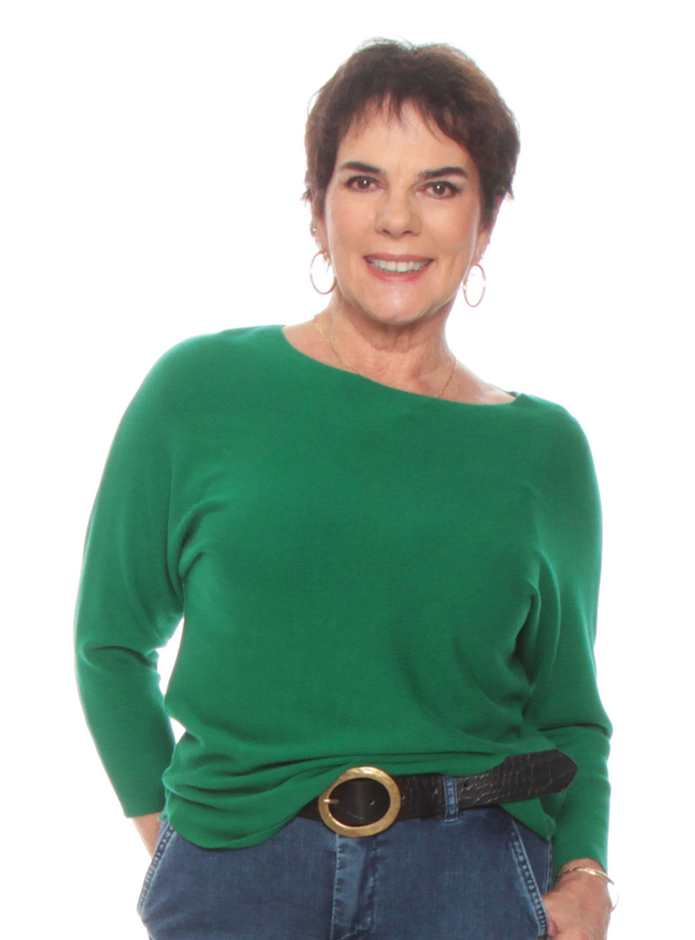 Sweater Escote Redondo Manga 3/4 Sólido-2