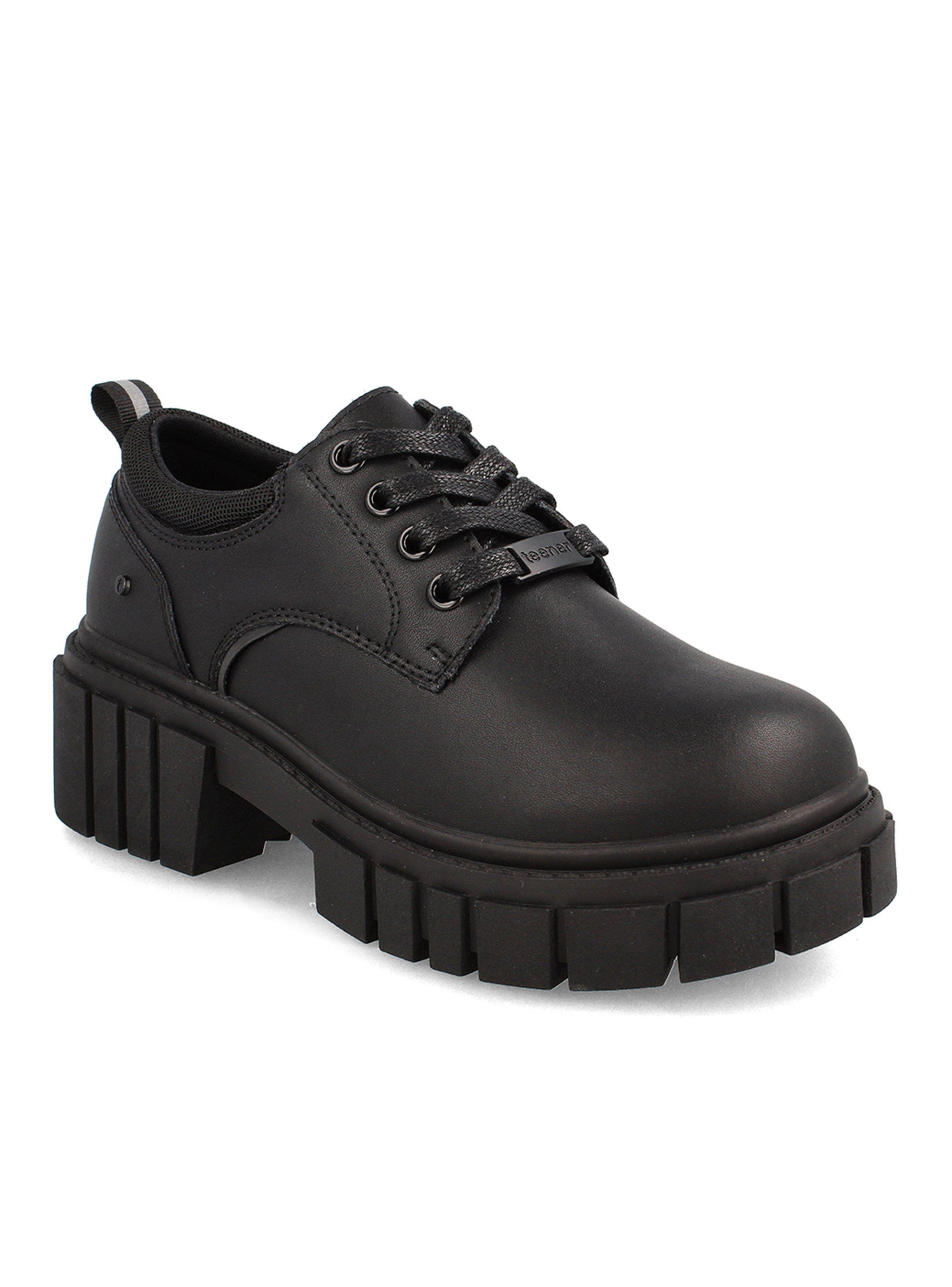 Zapato Escolar Chumy Cuero Cordón Niña-1