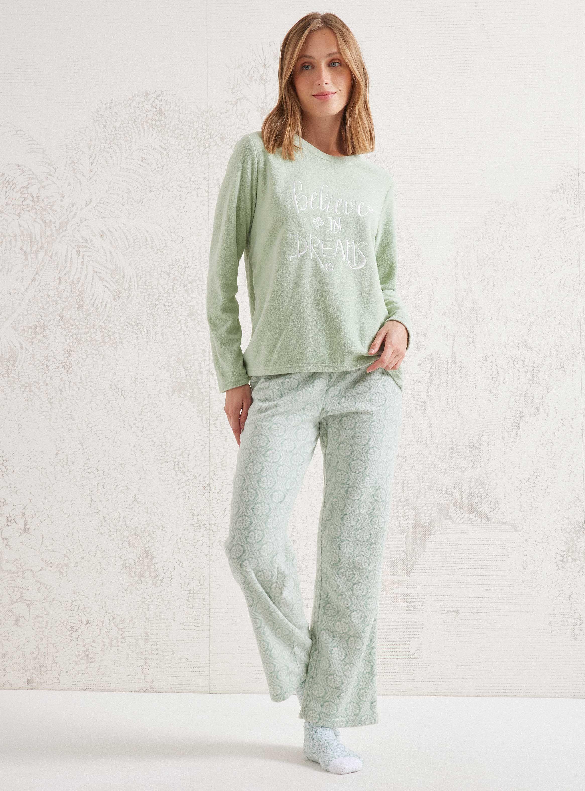 Pijama Con Calcetines Pack Mamá-4