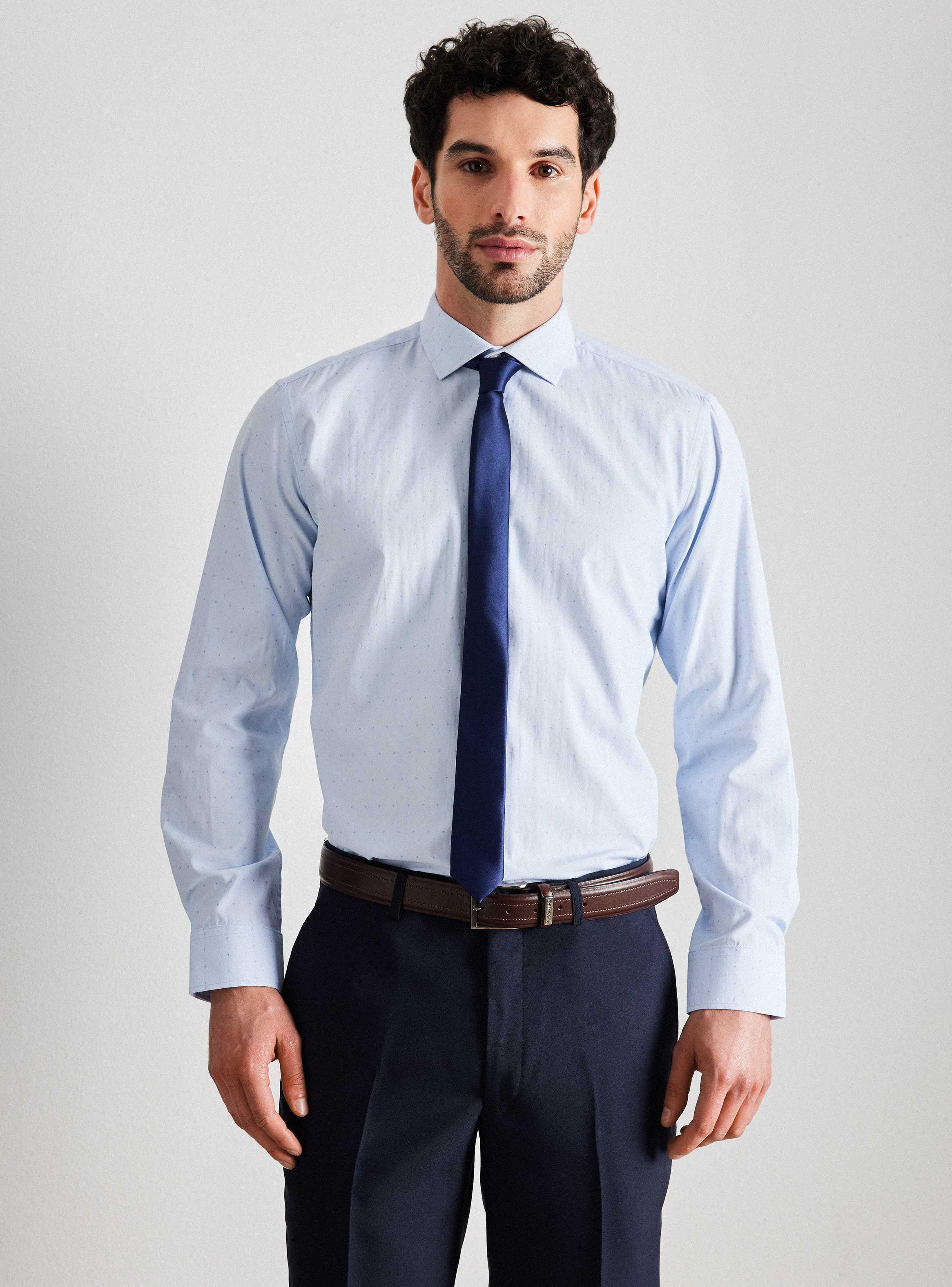 Camisa de Vestir Fantasía Slim Fit-0