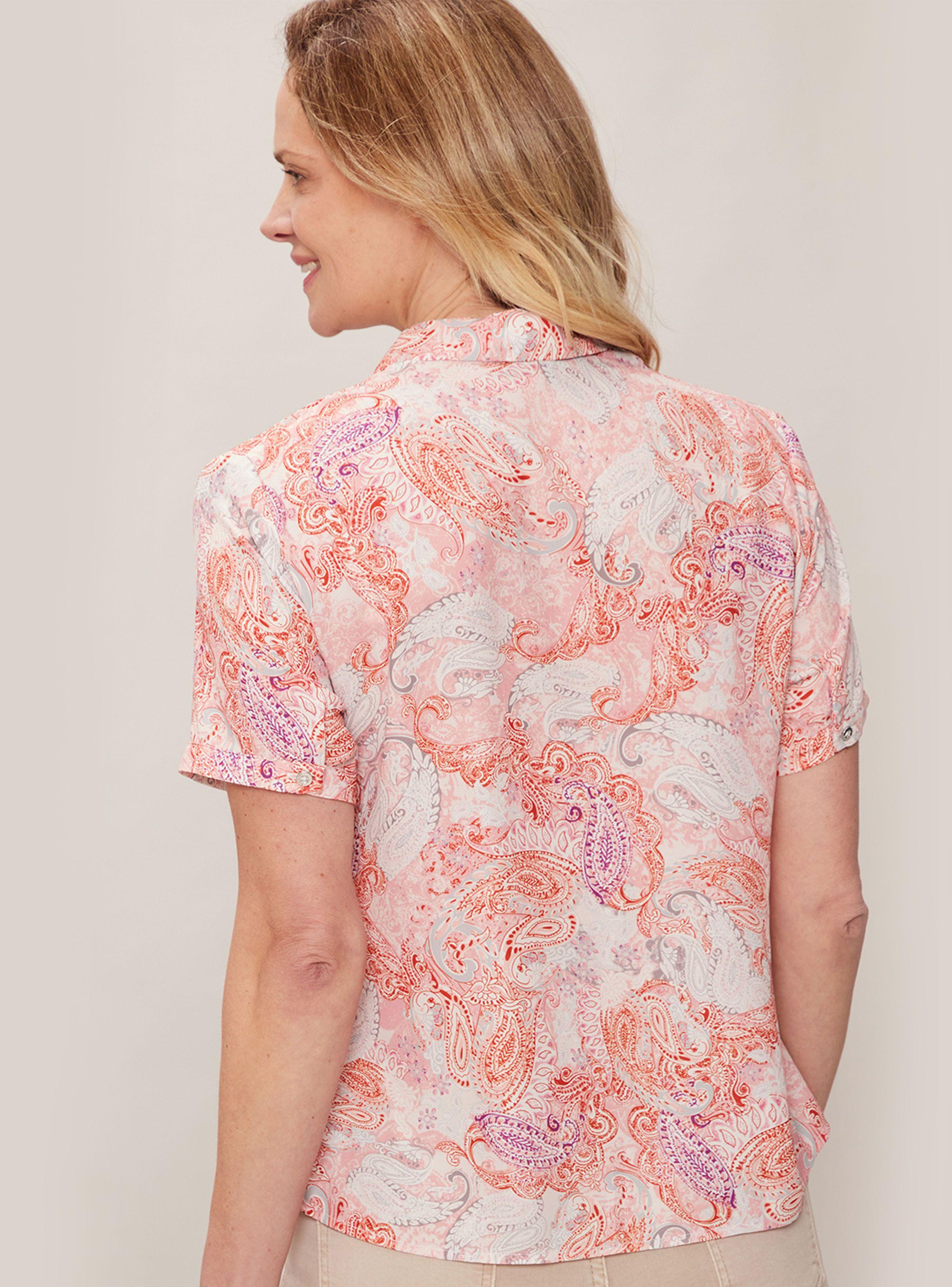 Blusa Crepe Estampada 2-1
