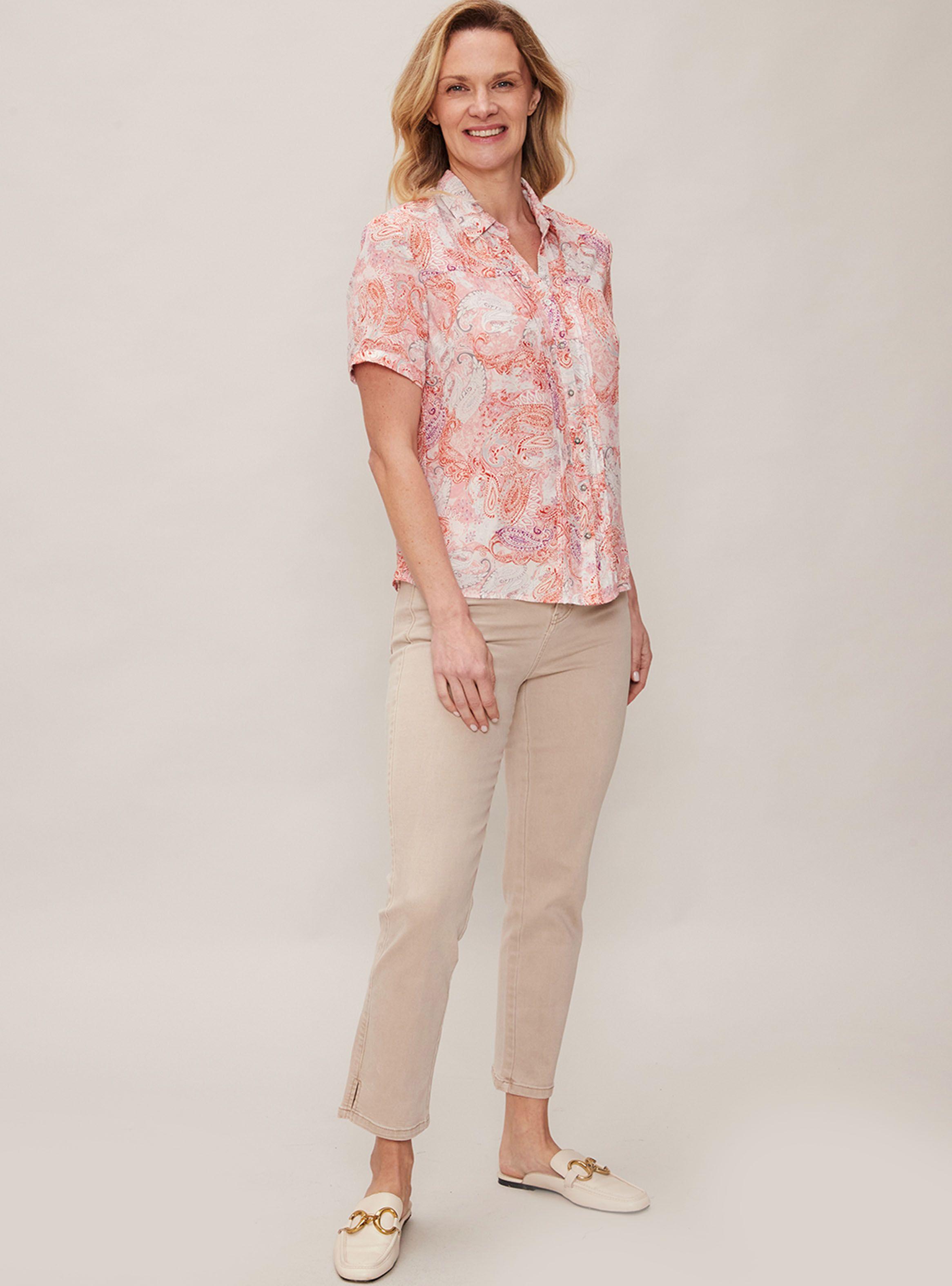 Blusa Crepe Estampada 2-3