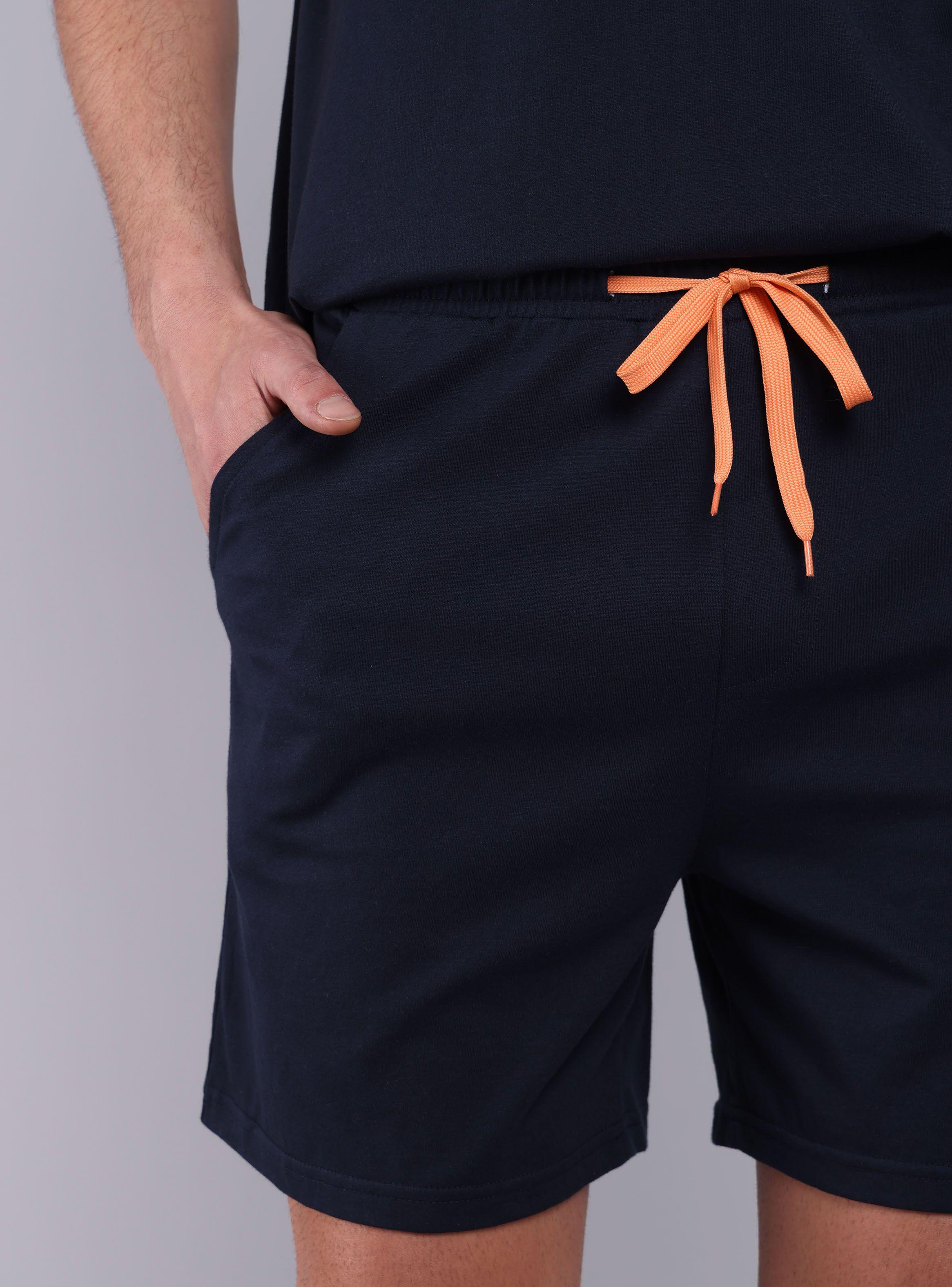 Pijama Cuello Redondo Navy MC-3