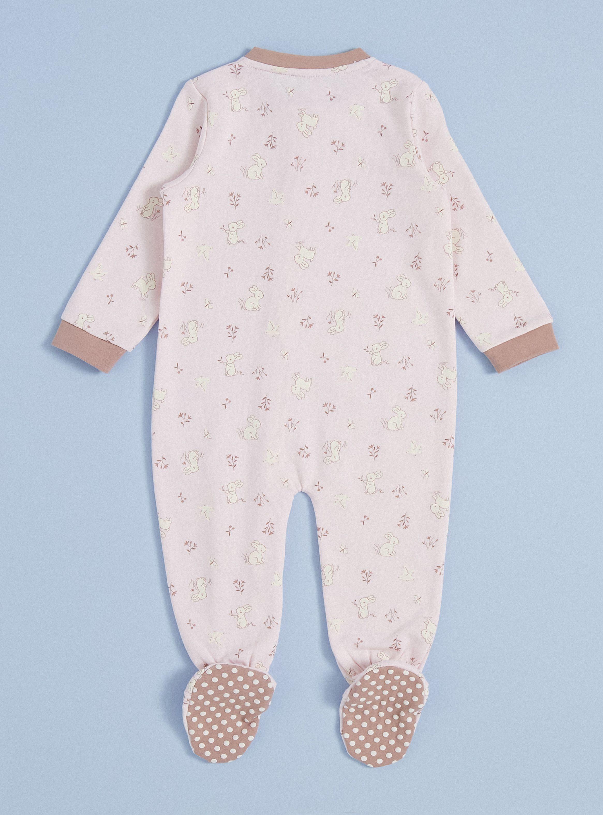 Pijamas Estampado con Cierre Delantero-1