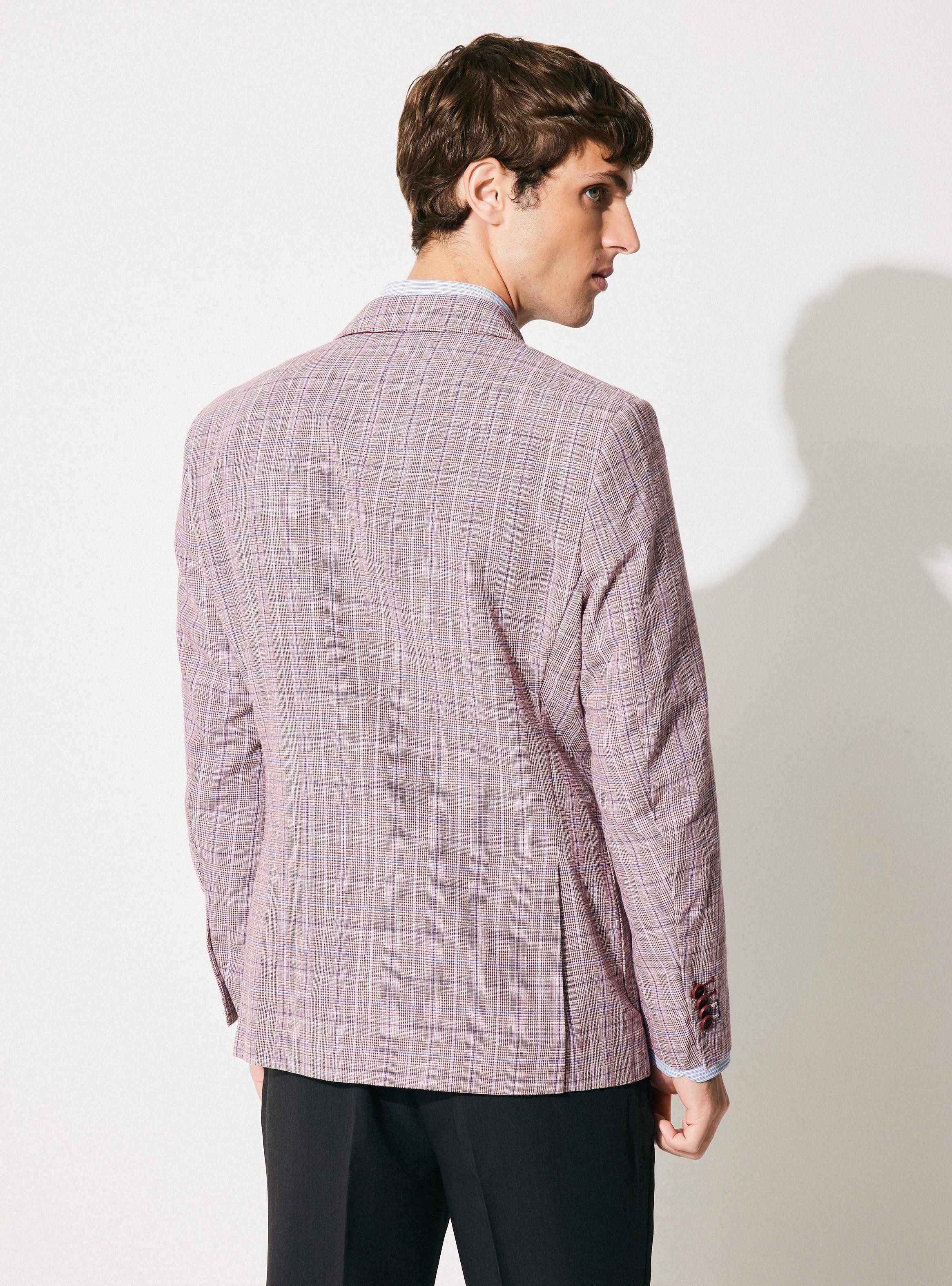 Blazer Vestón Recto Liso Slim Fit-1