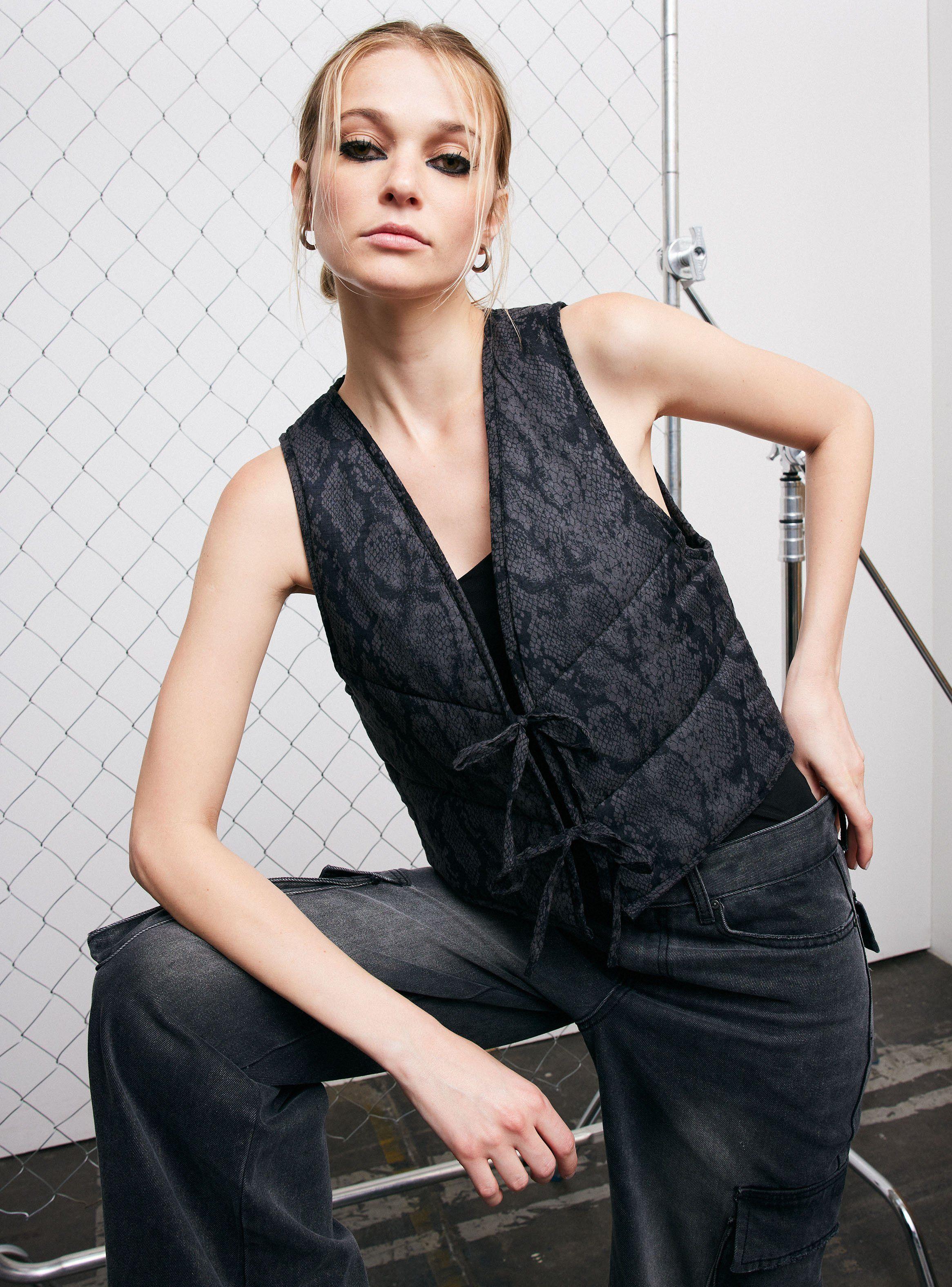Chaqueta Vest Estampado-0