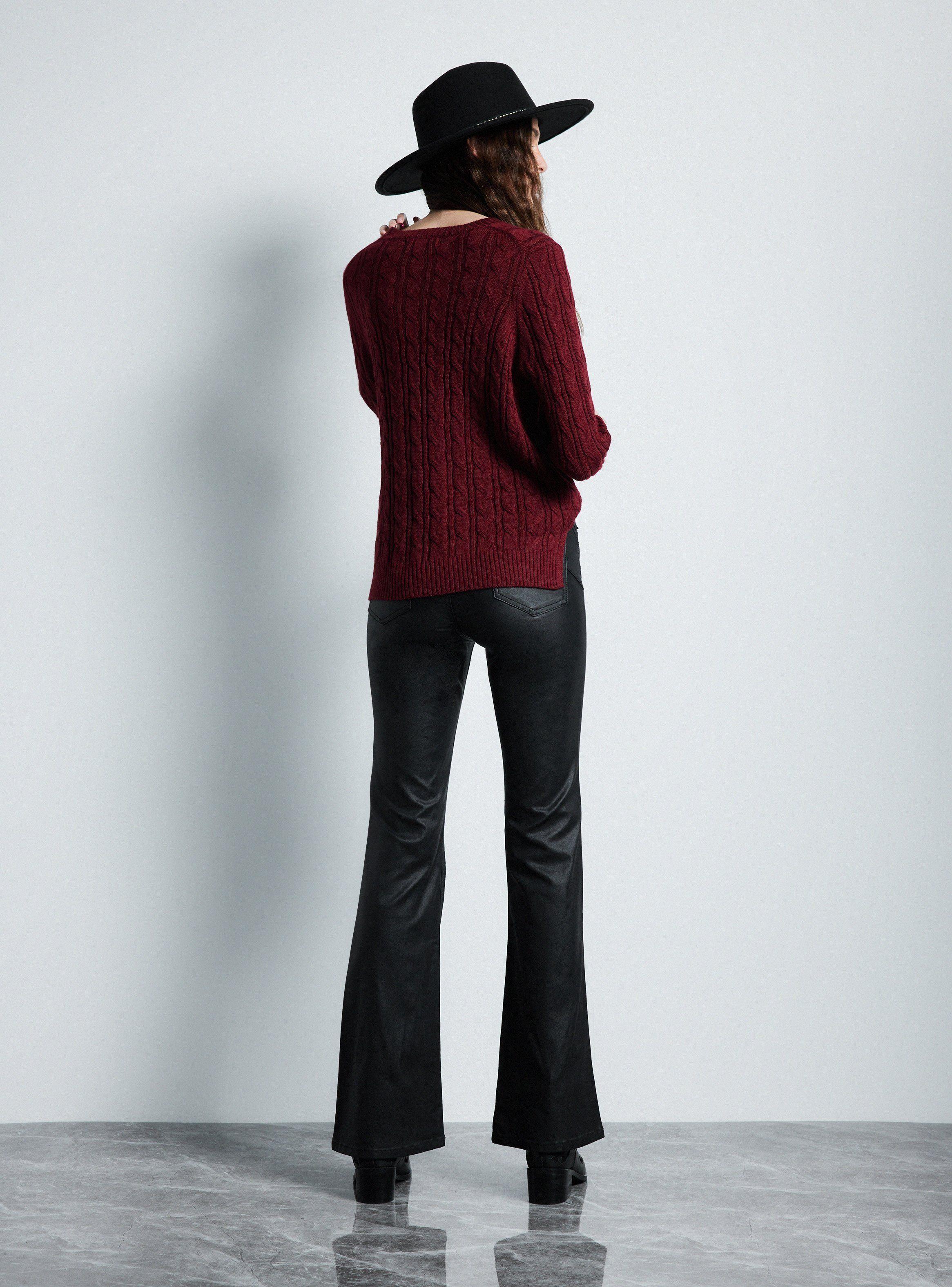 Jeans Bota Ancha Pierna Ajustada-5