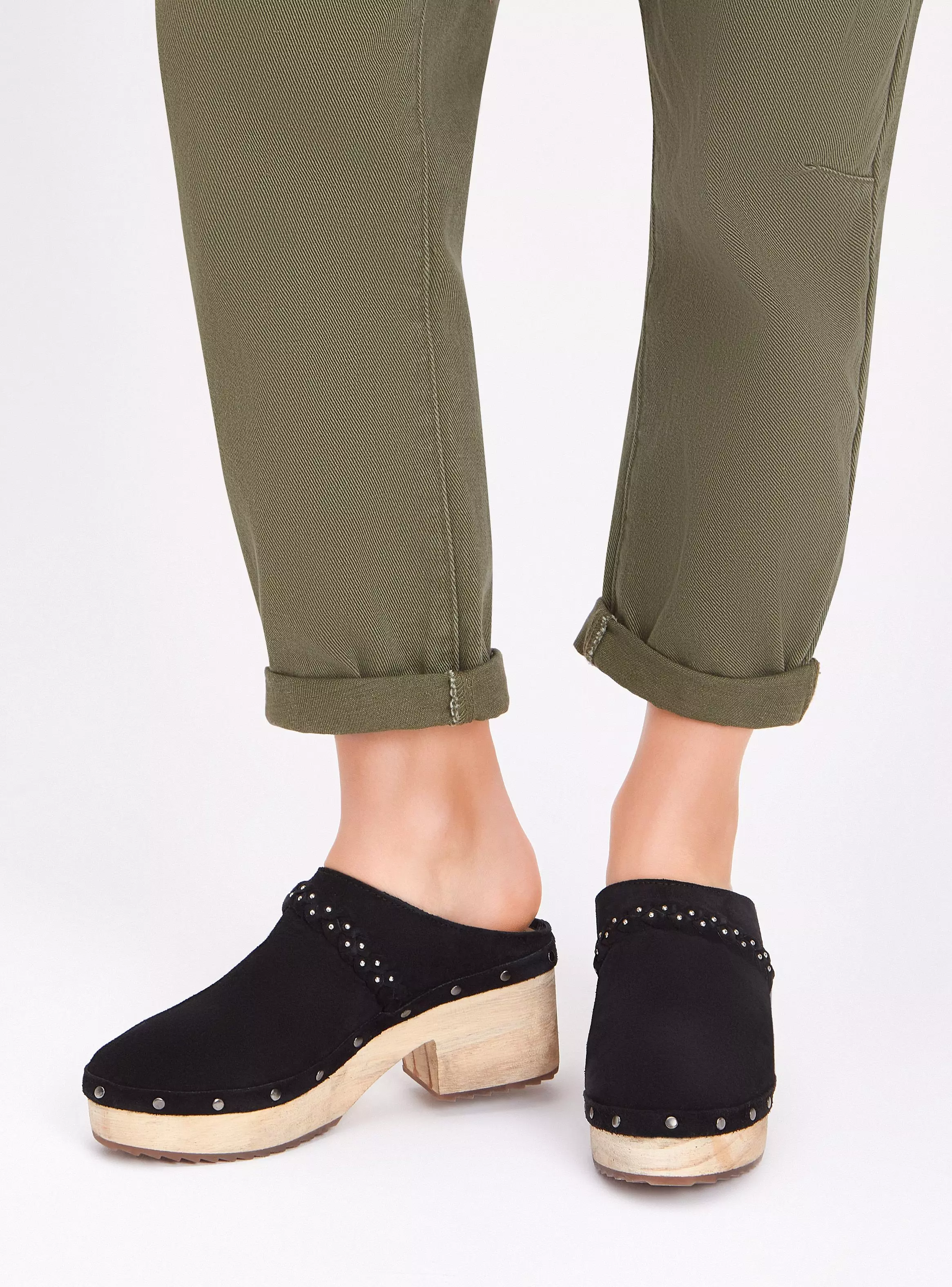 Zuecos Cuero Mujer Denise-0