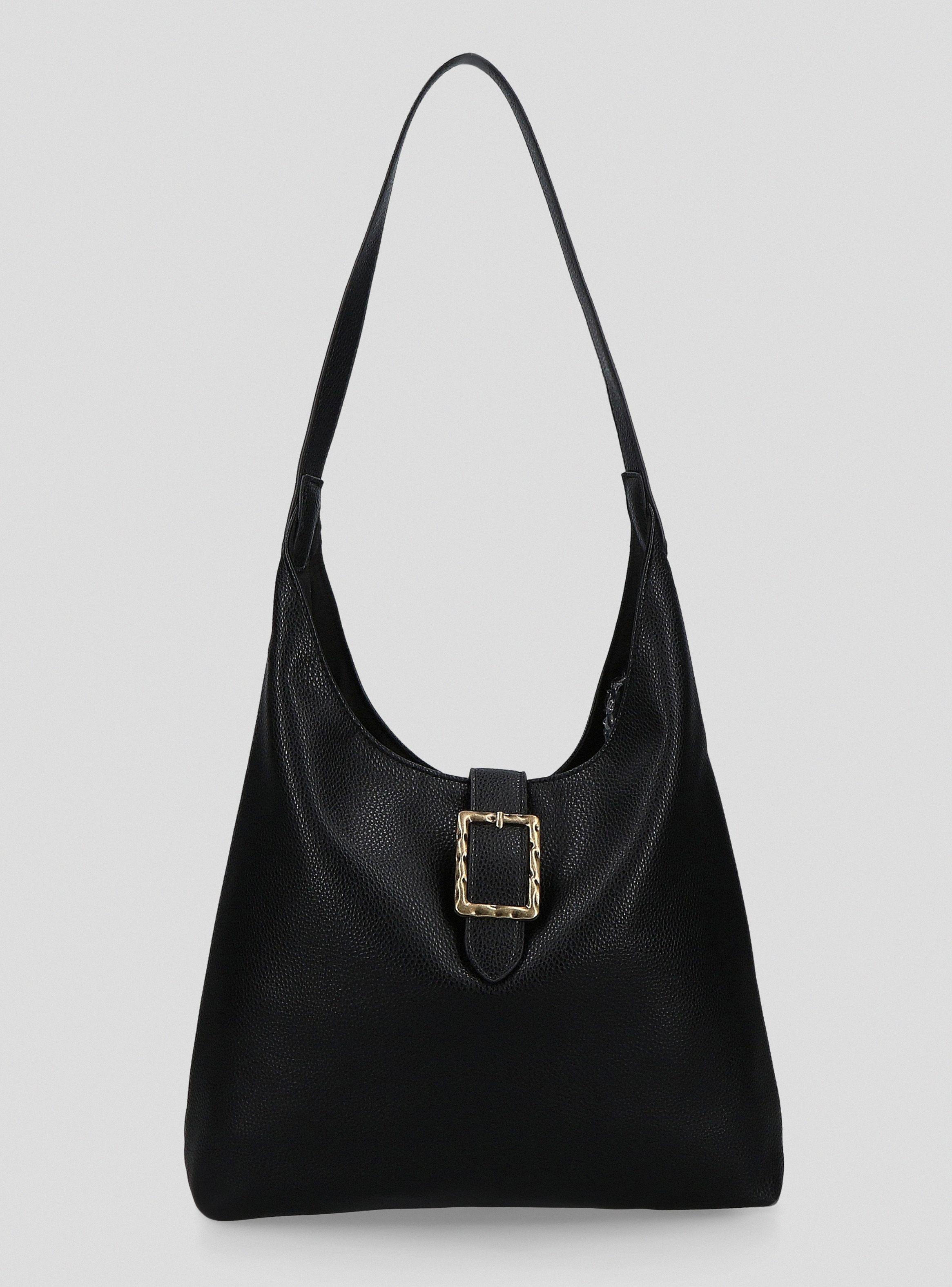 Cartera Totebag Efecto Cuero Texturado María Pombo-2