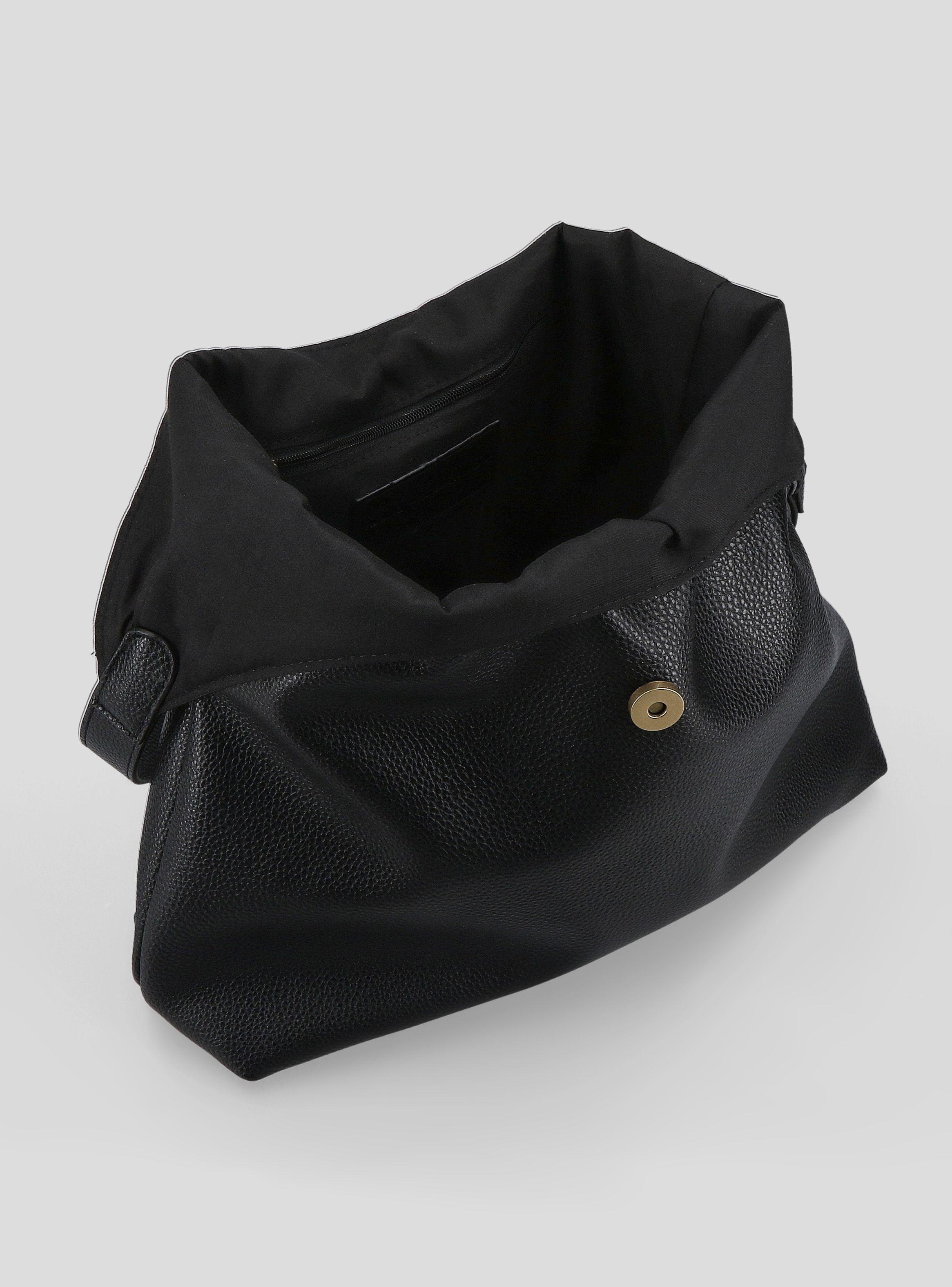 Cartera Totebag Efecto Cuero Texturado María Pombo-5