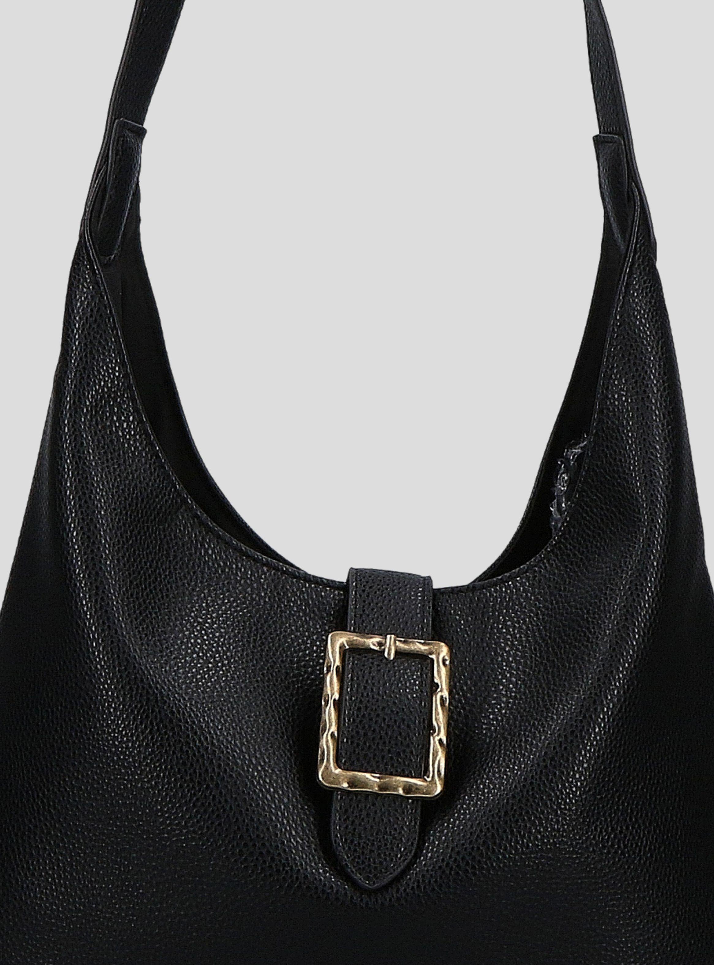 Cartera Totebag Efecto Cuero Texturado María Pombo-6