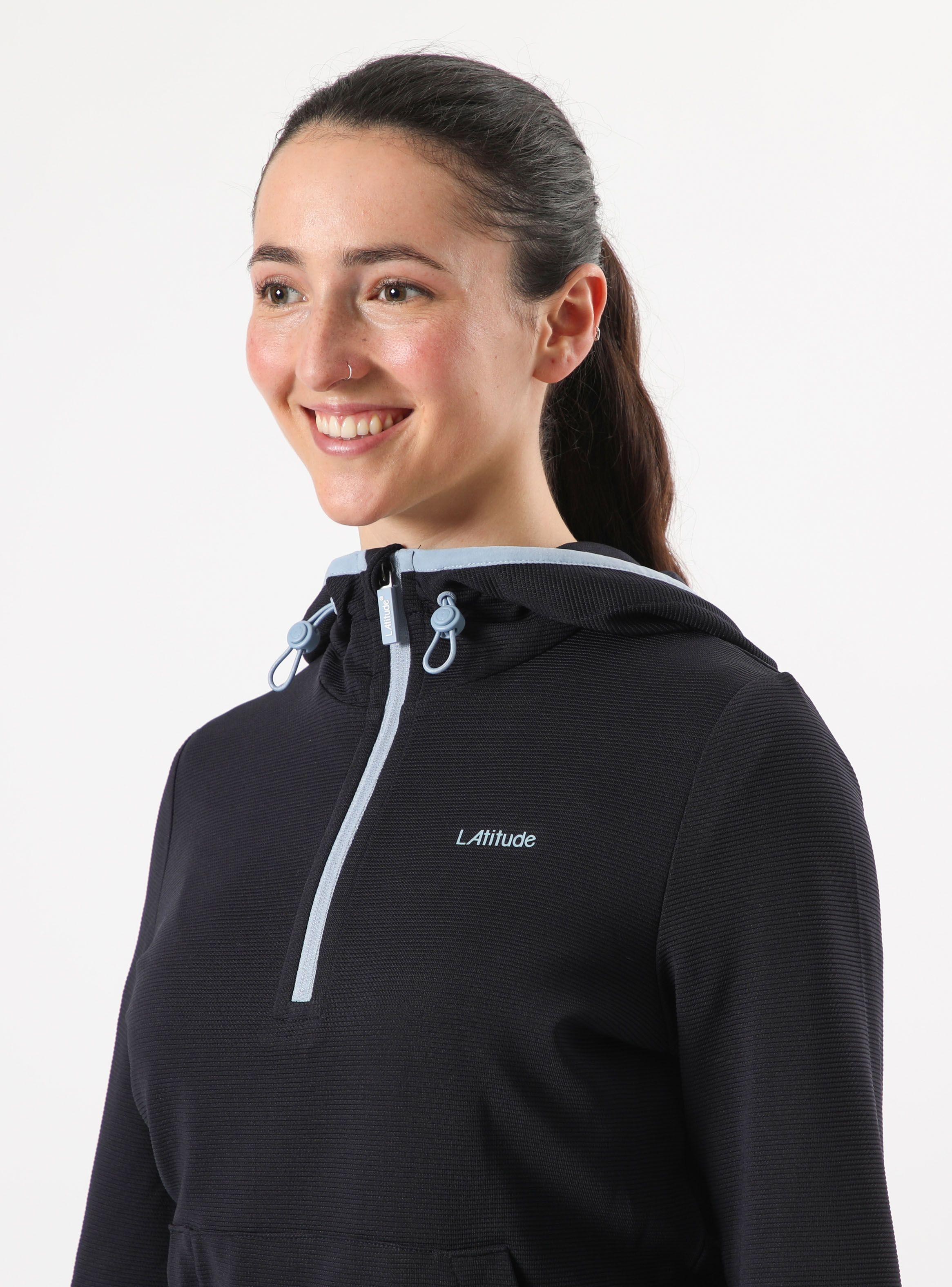 Polerón Liviano 1/4 Zip Tira Ajustable-2