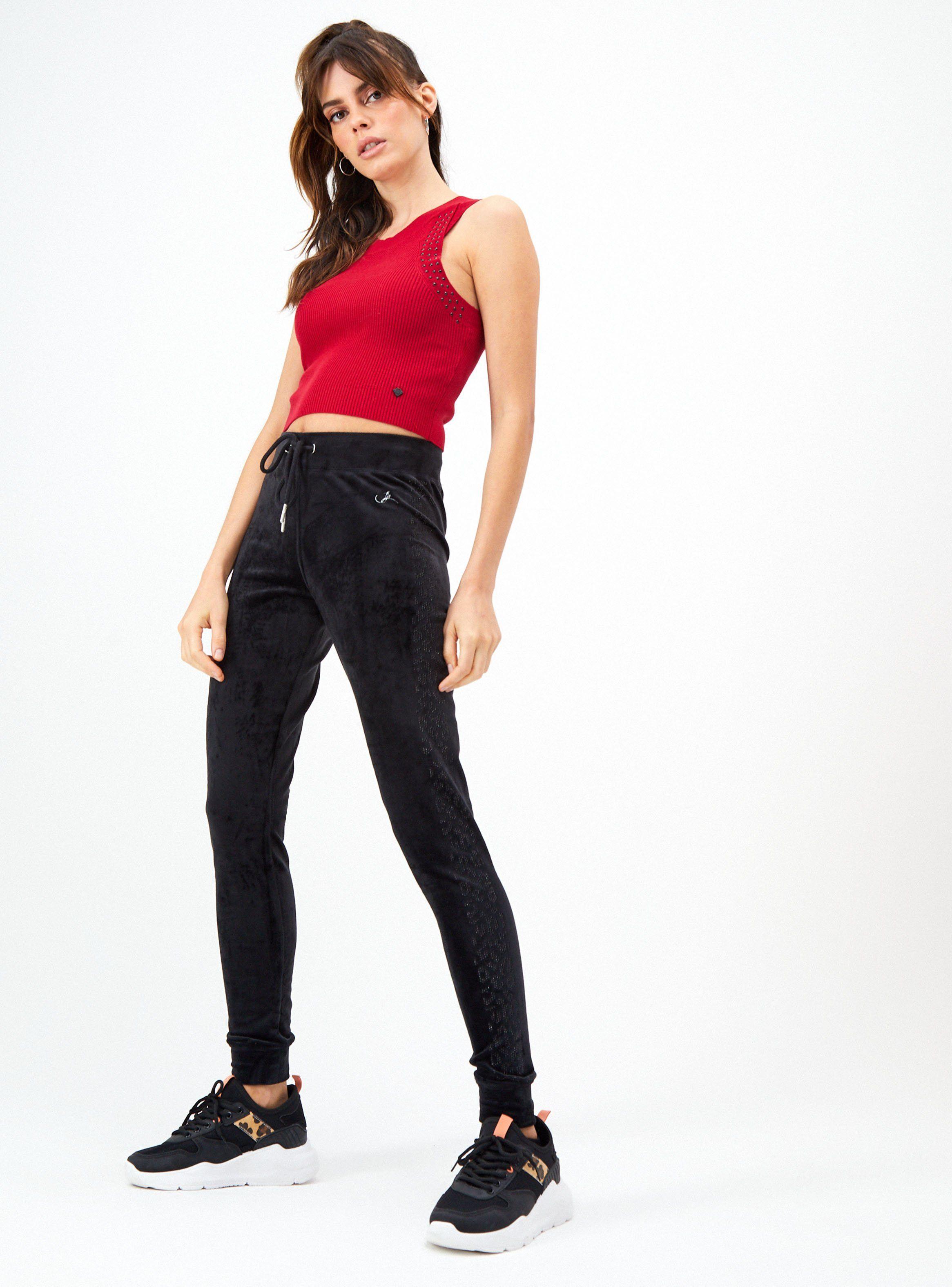 Pantalón de Buzo Franja Strass-3