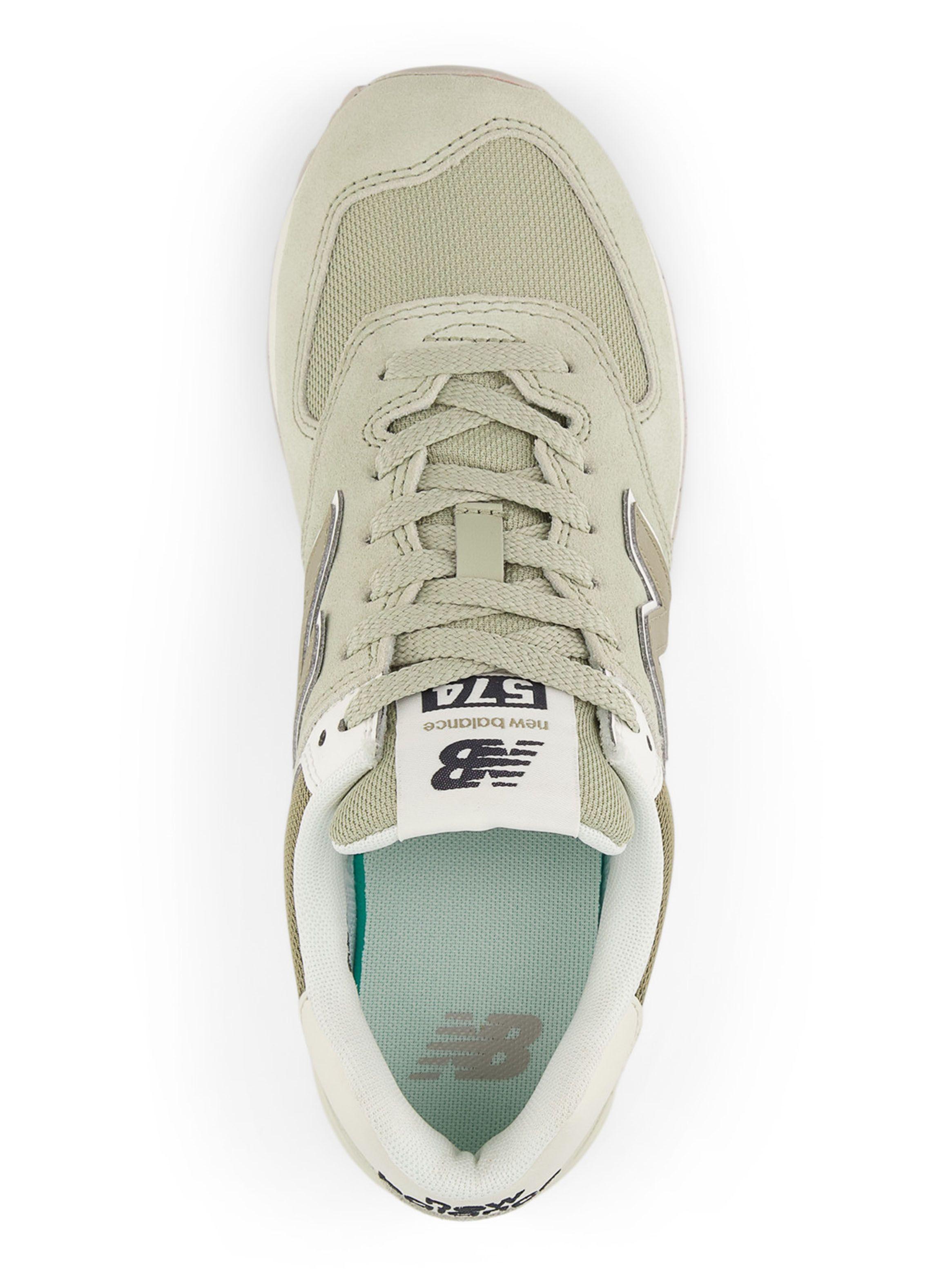 Zapatilla Urbana Style 574 Cuero Mujer-2