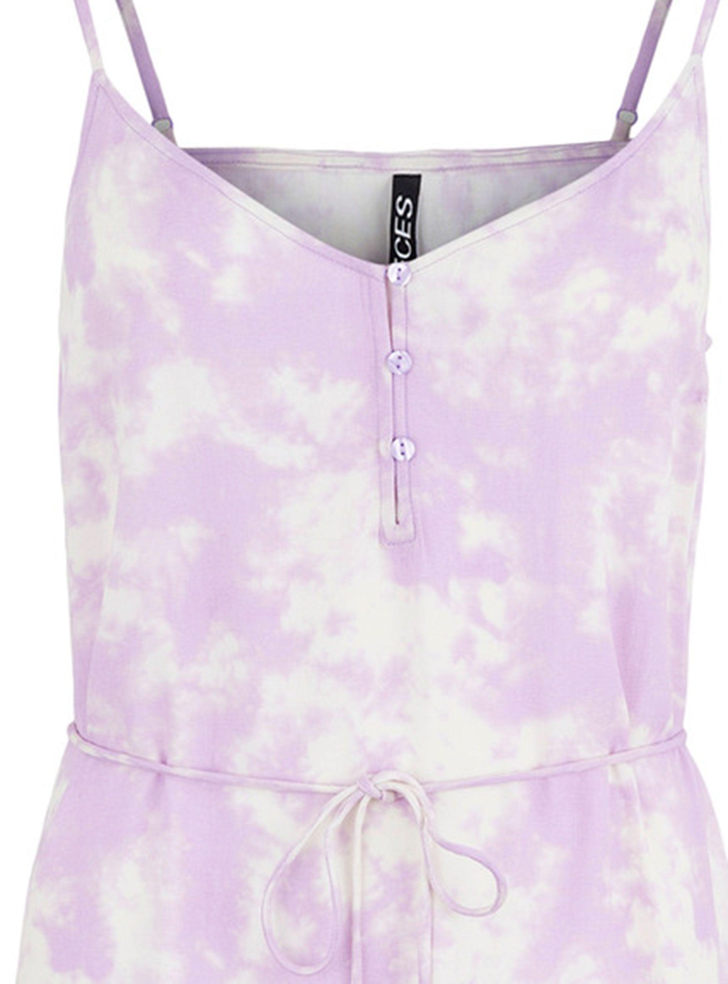 Vestido Mini Estampado sin Manga-1