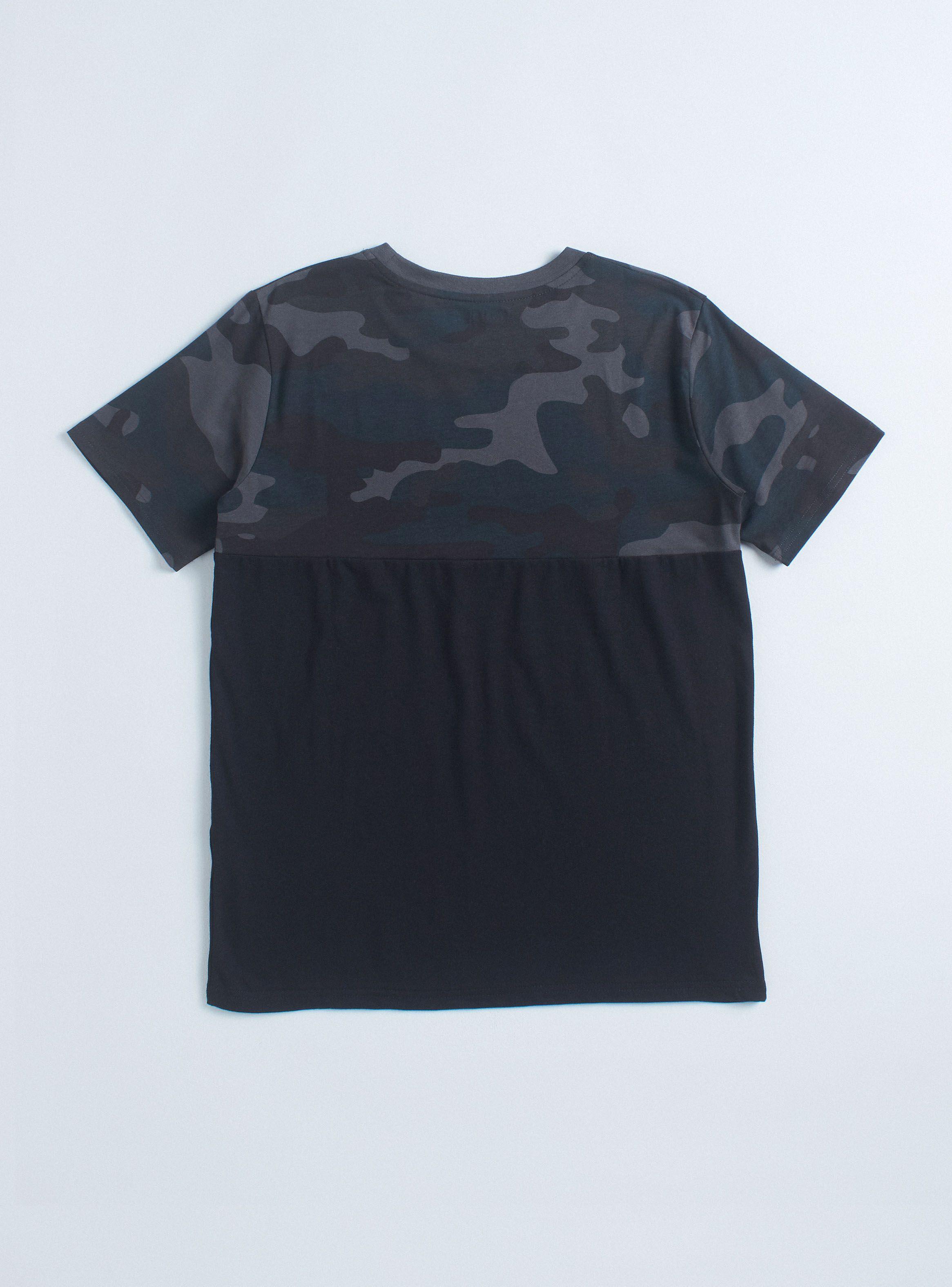 Polera Básica Lisa Bicolor-2