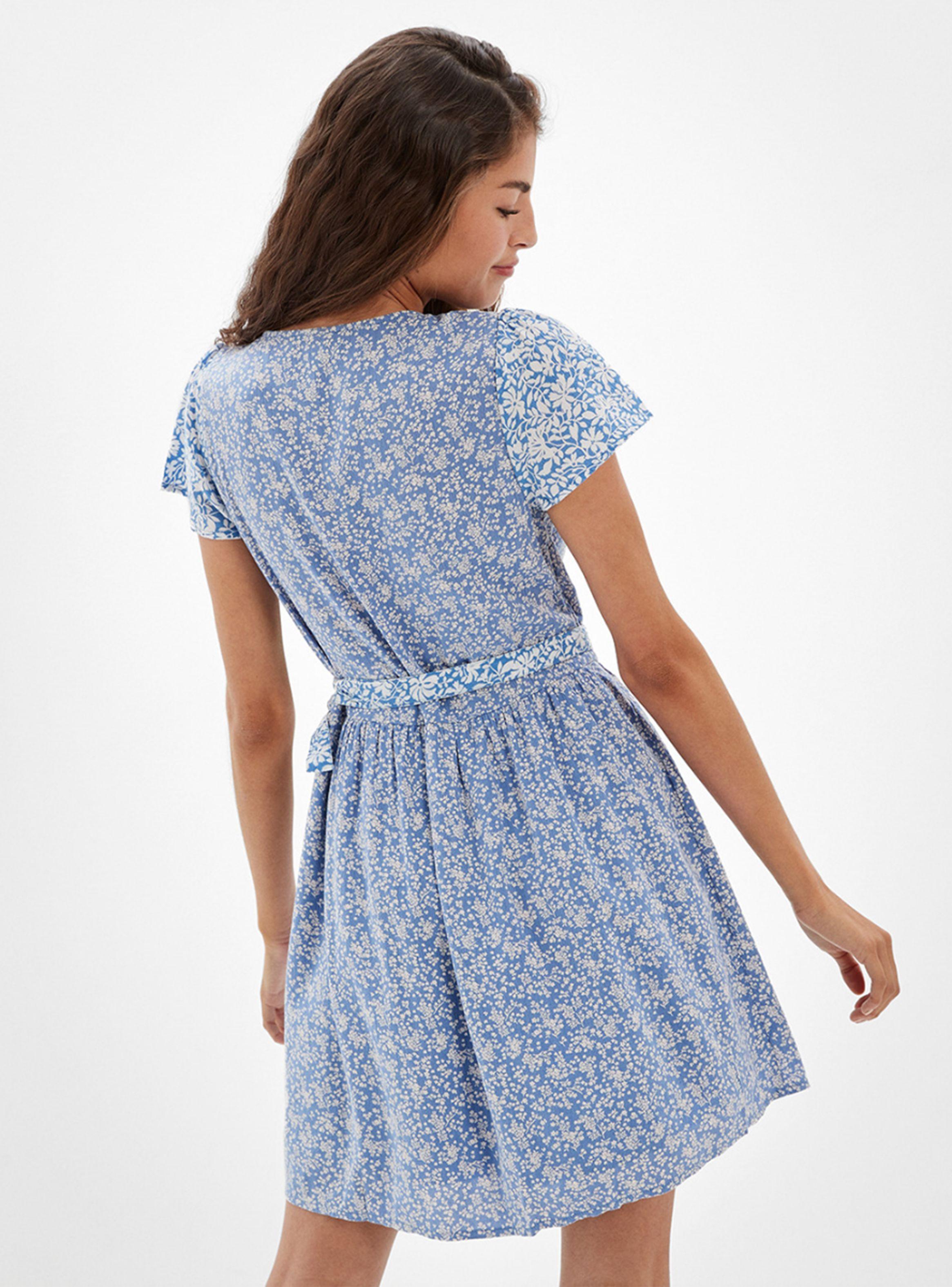 Vestido Wrap Manga Corta-1