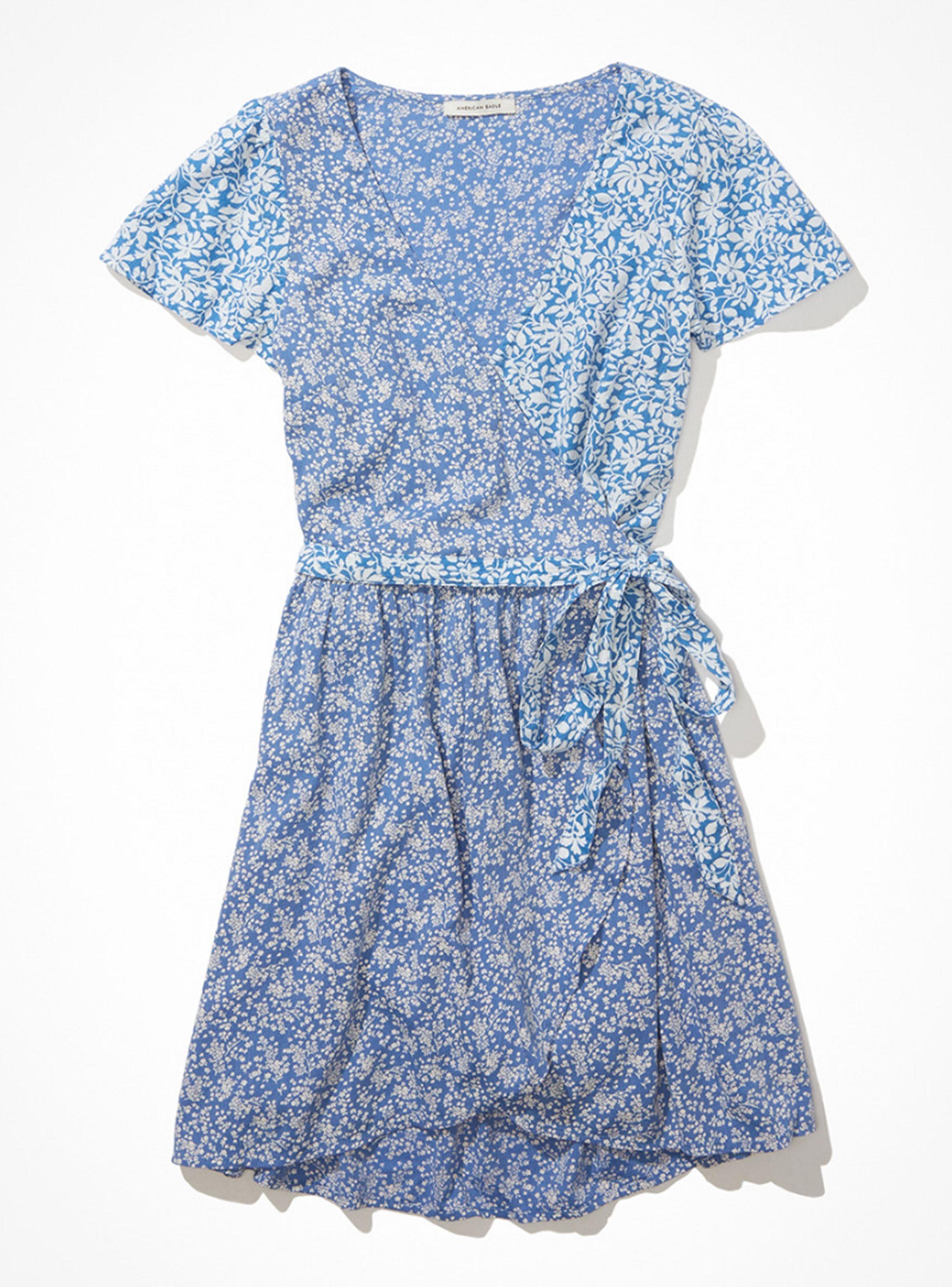 Vestido Wrap Manga Corta-2