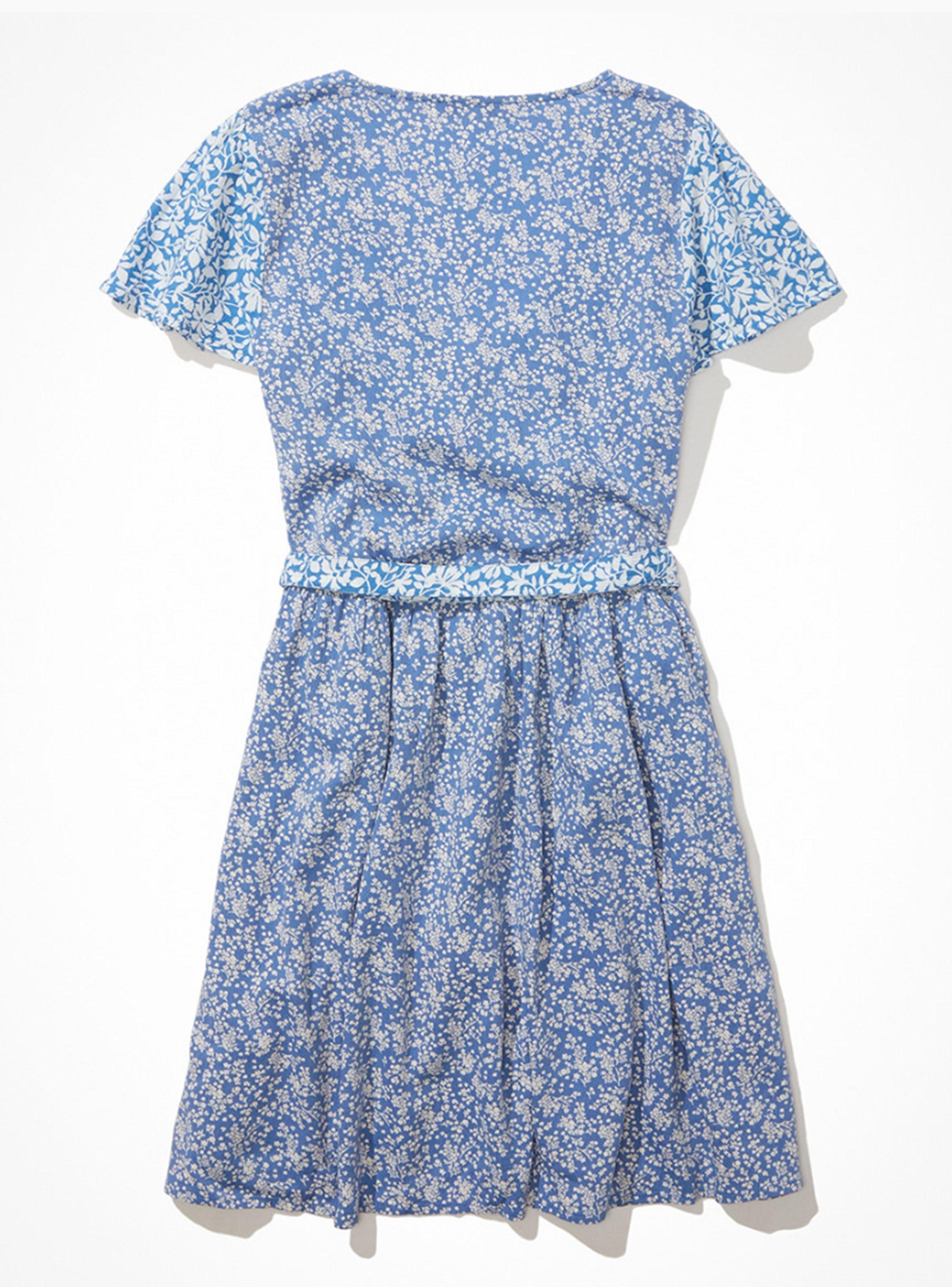 Vestido Wrap Manga Corta-3