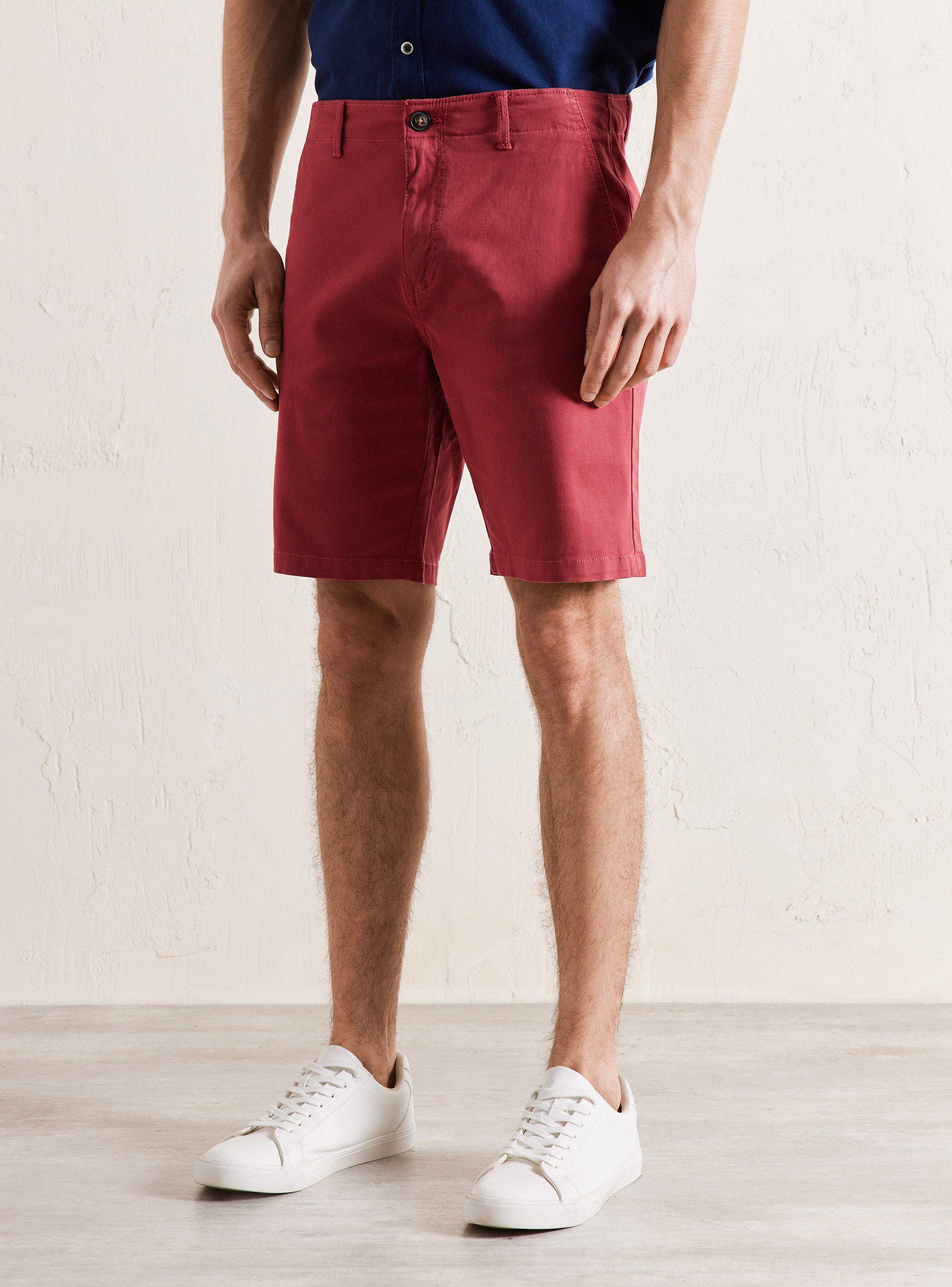 Bermuda Twill Básico con Elastano-0