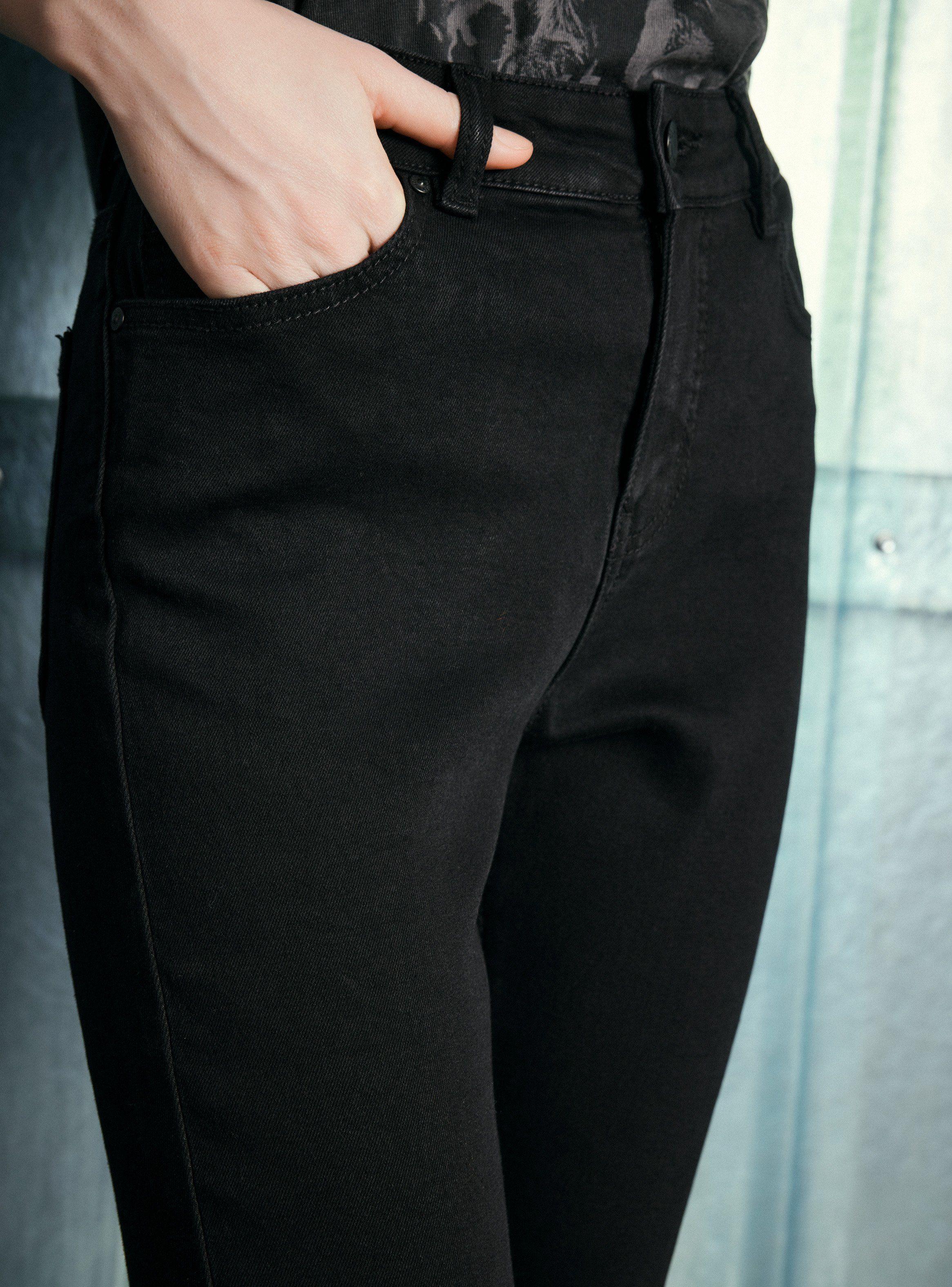 Jeans Básico 5 Bolsillos  Tiro Alto-2