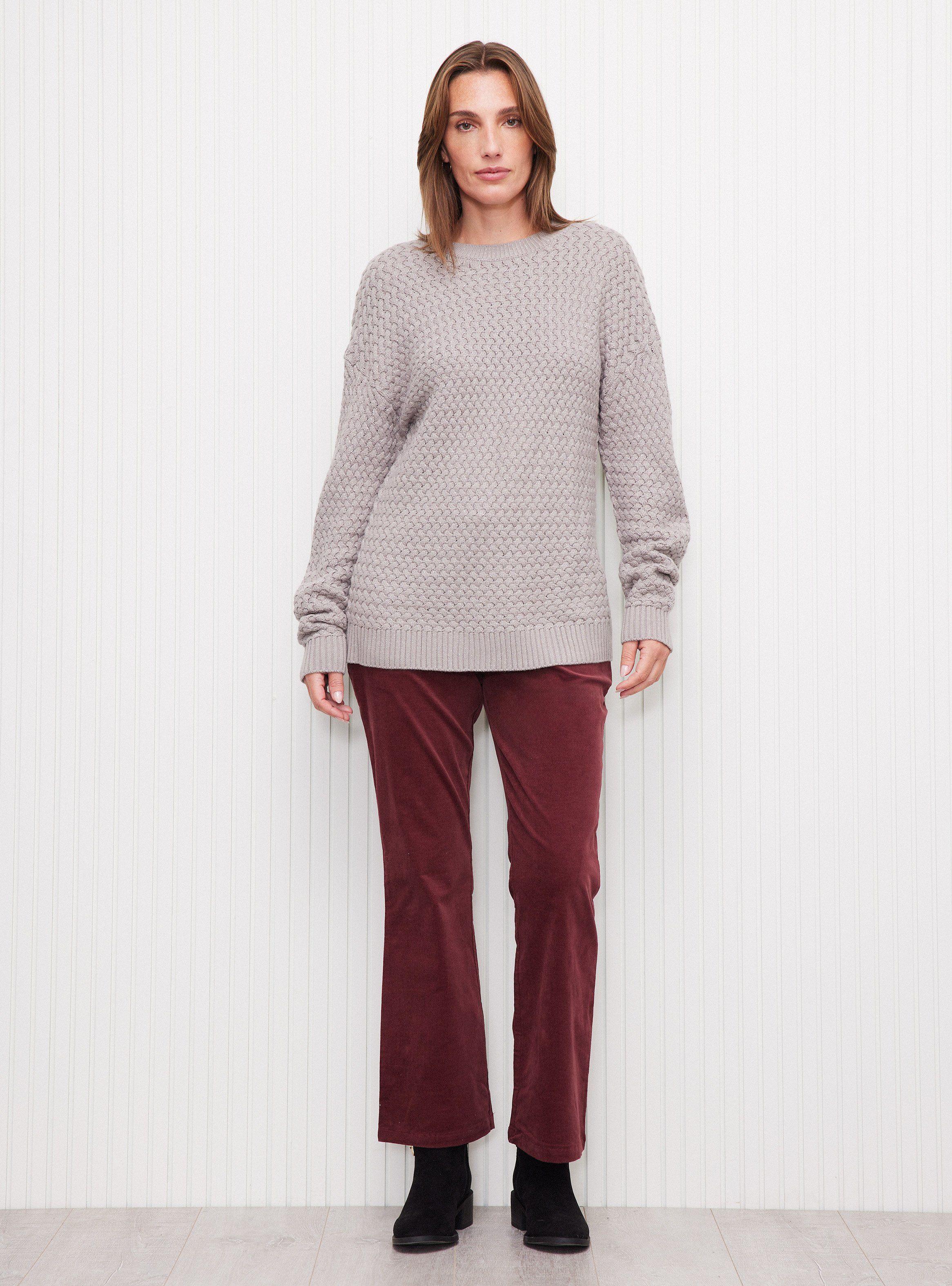 Sweater Jacquard con Hilo Metálico-4