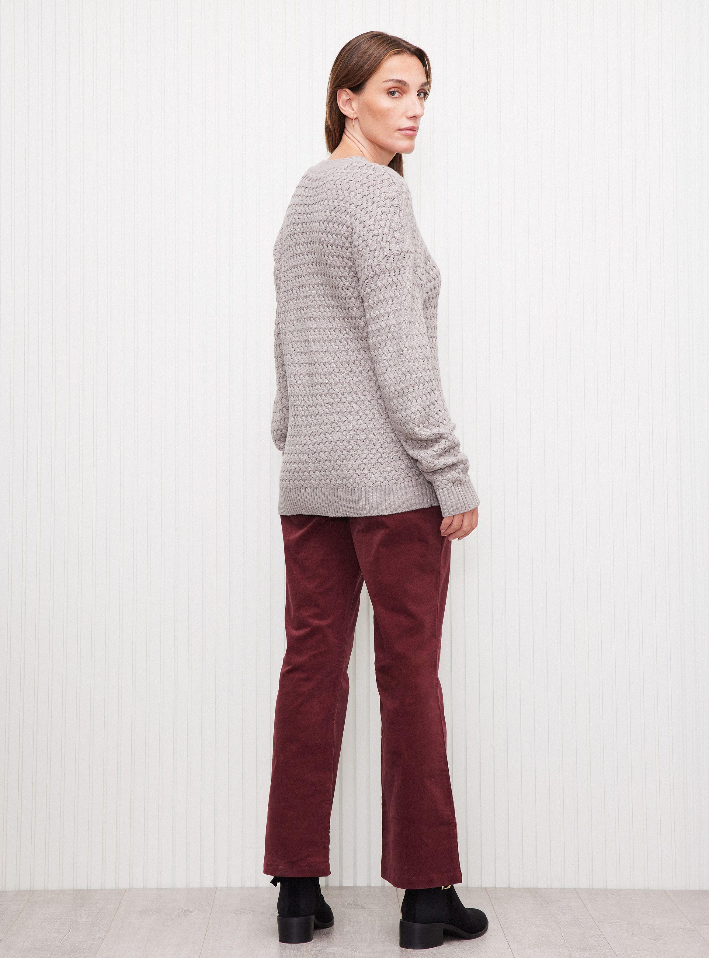 Sweater Jacquard con Hilo Metálico-5
