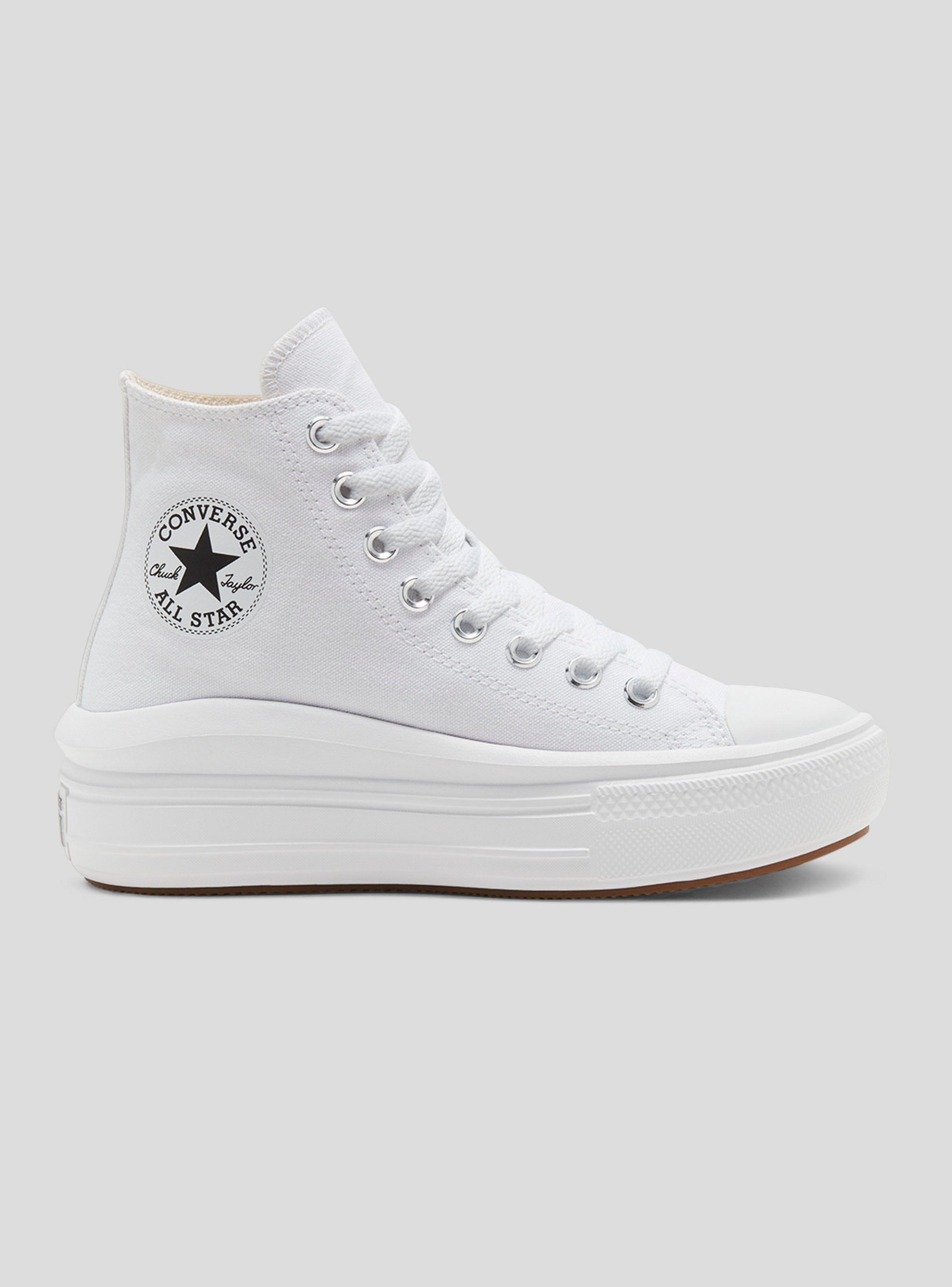 Zapatilla Urbana Converse Chuck Taylor Move Blanco Mujer-0