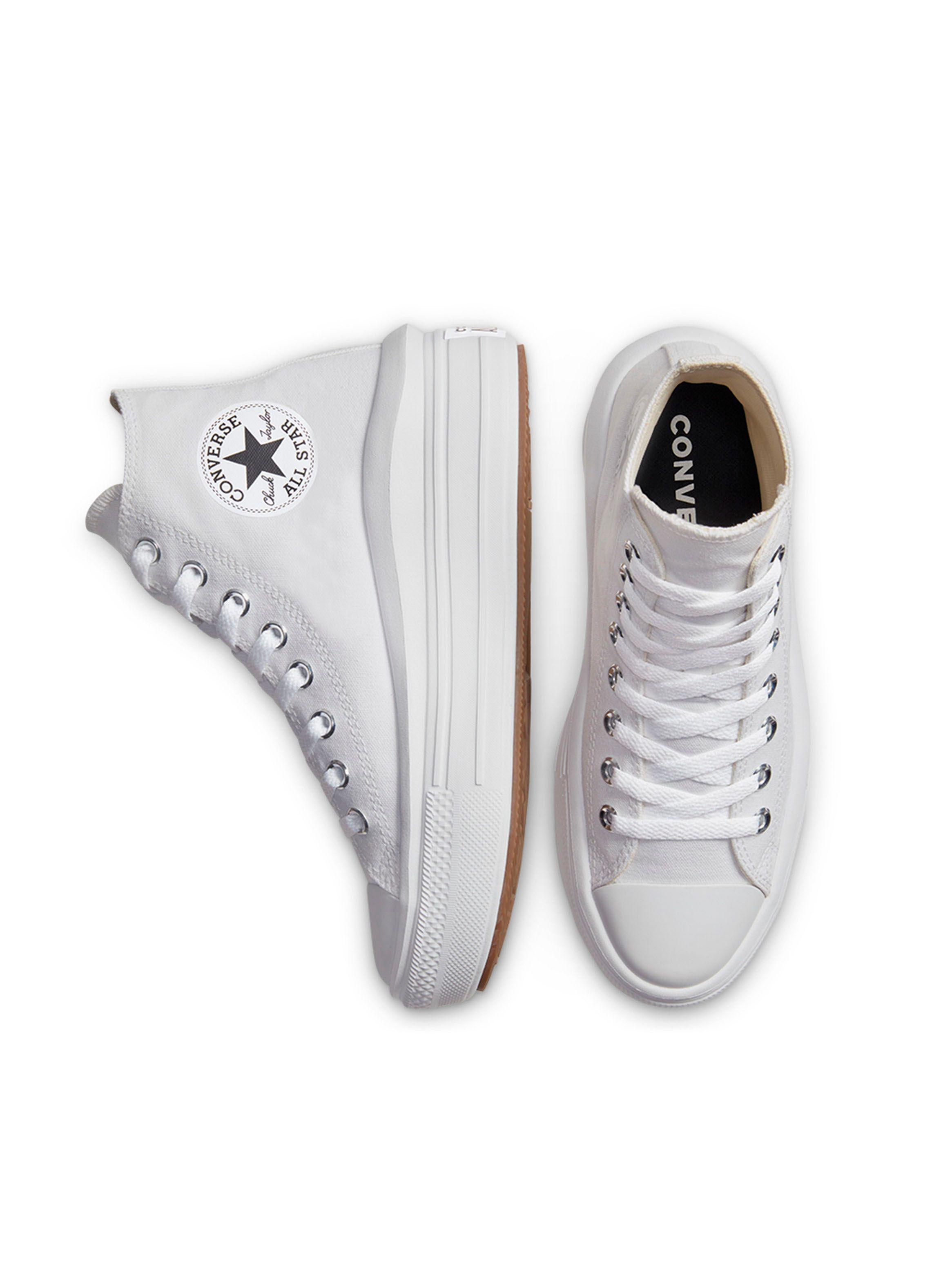 Zapatilla Urbana Converse Chuck Taylor Move Blanco Mujer-4