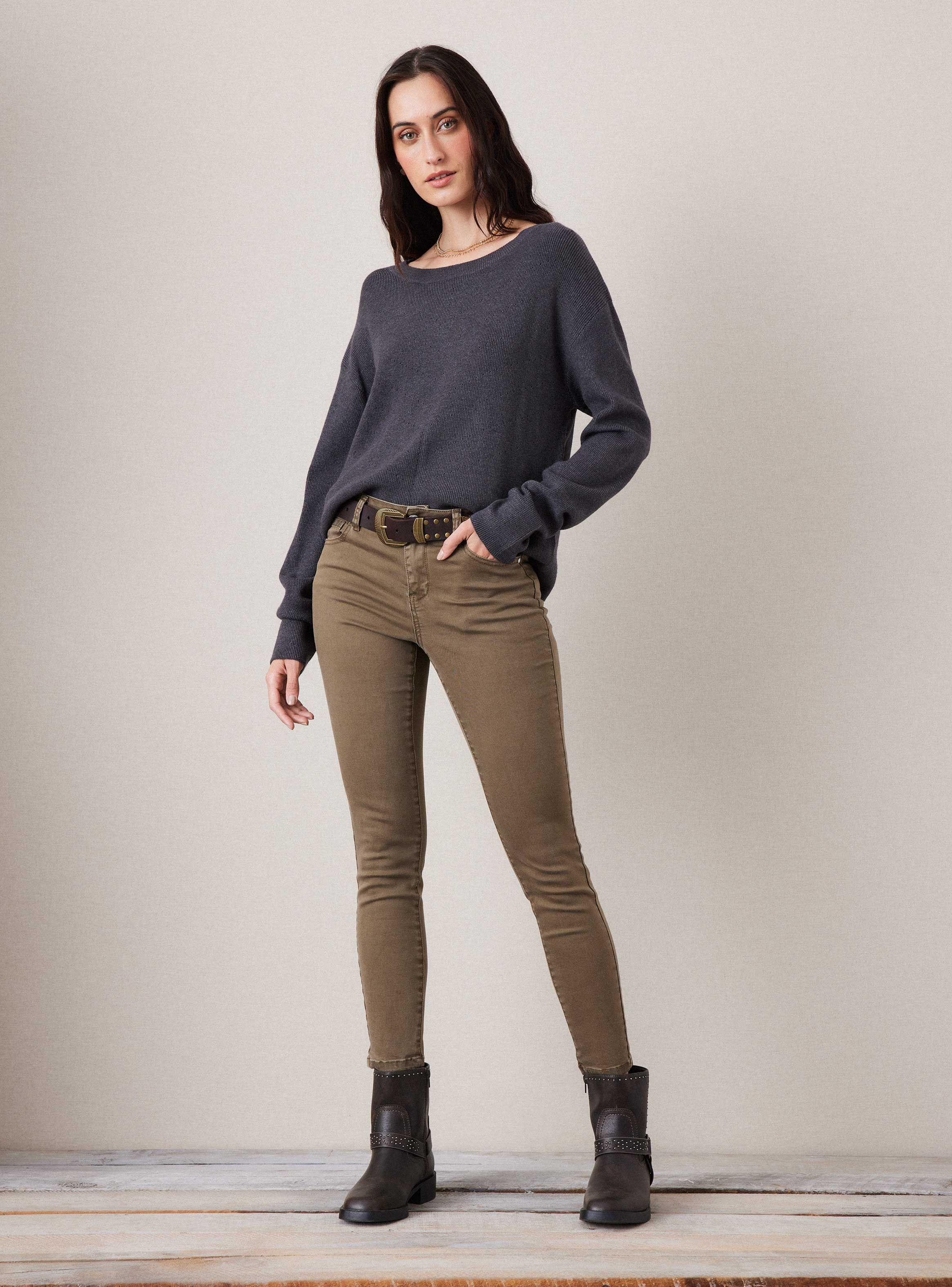 Sweater Acanalado en Pecho-4