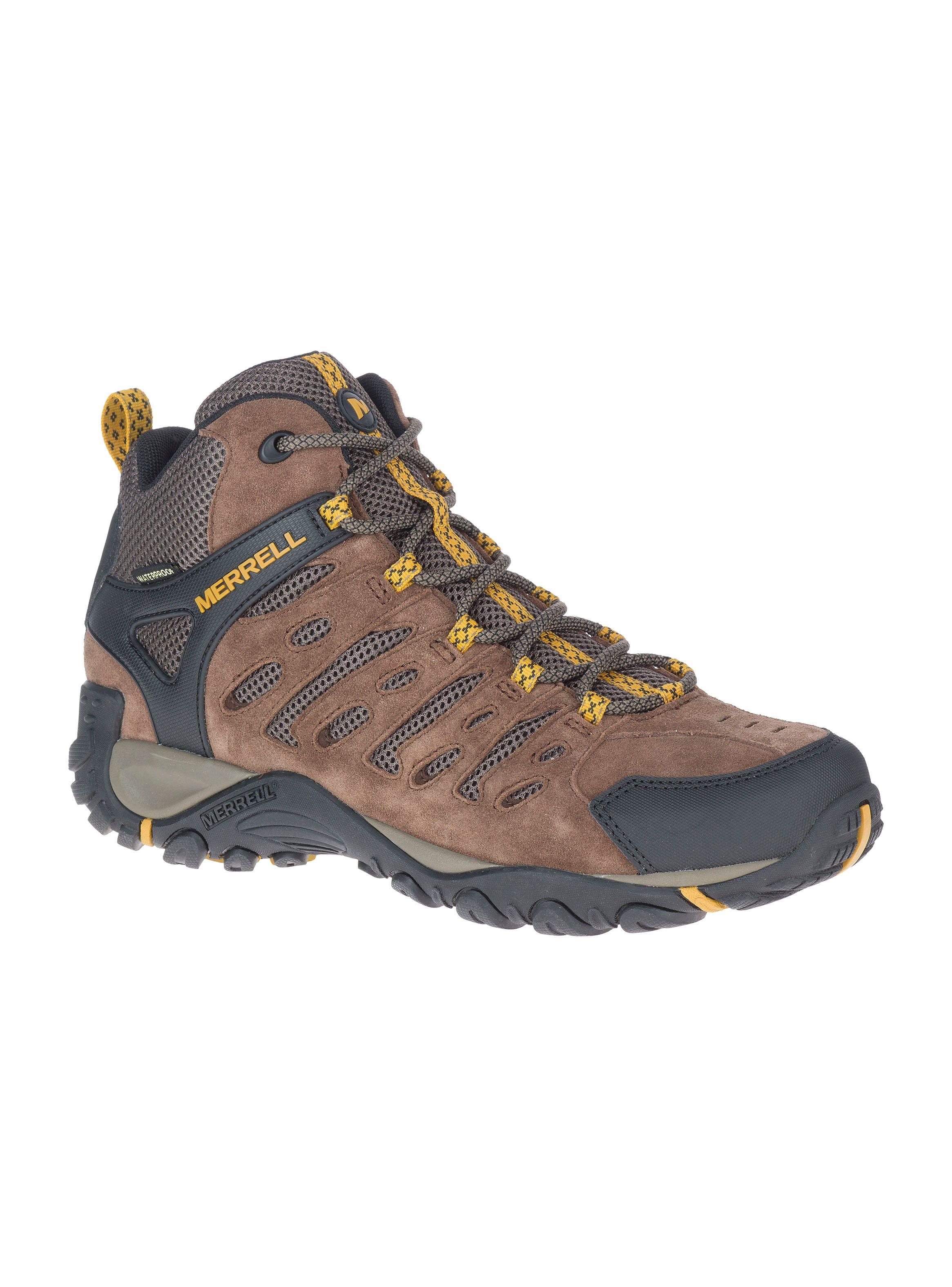 Botín Merrell Crosslander 2 Mid Café Hombre-1