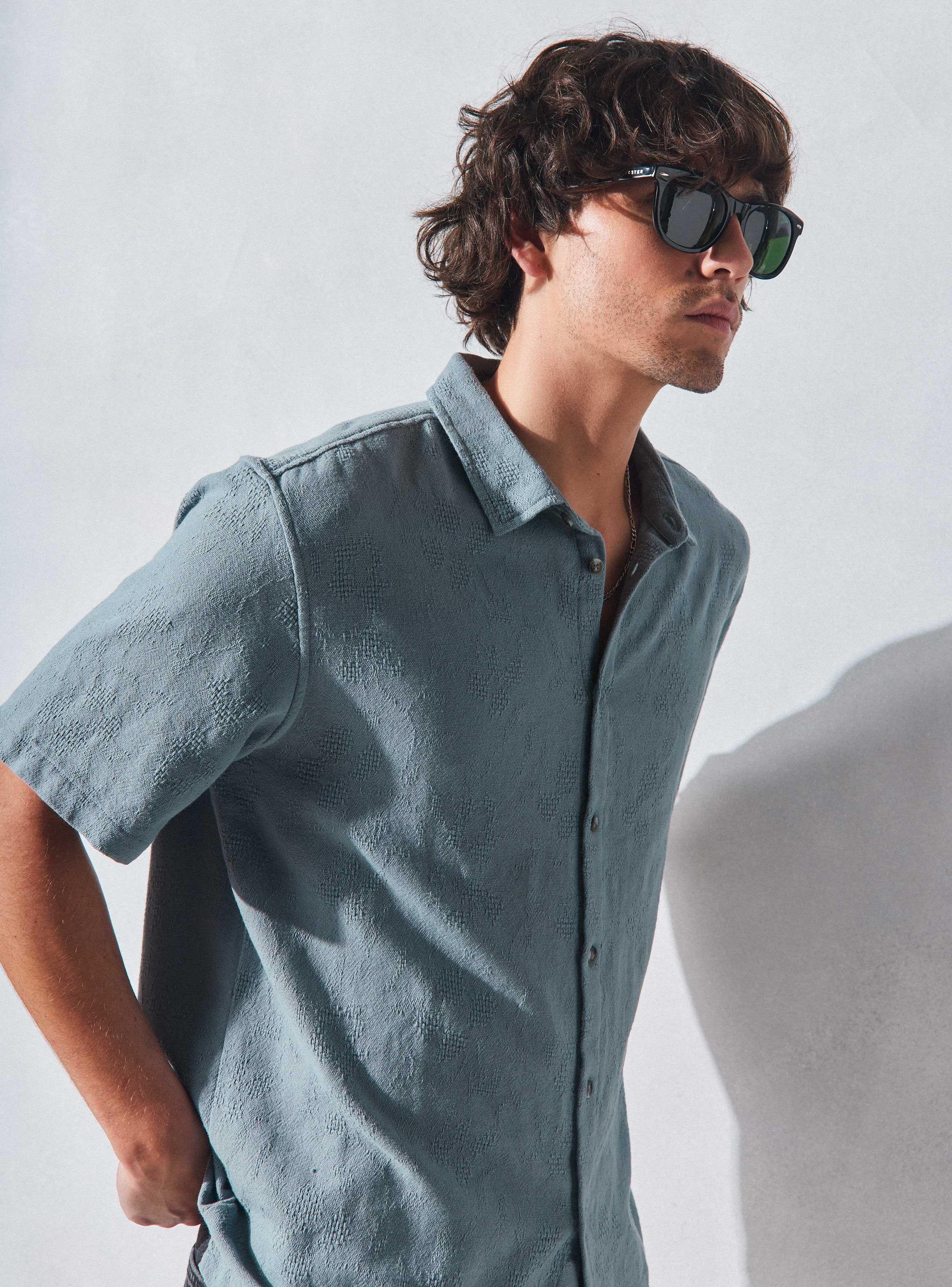 Camisa de Vestir Rustica Botánica-3