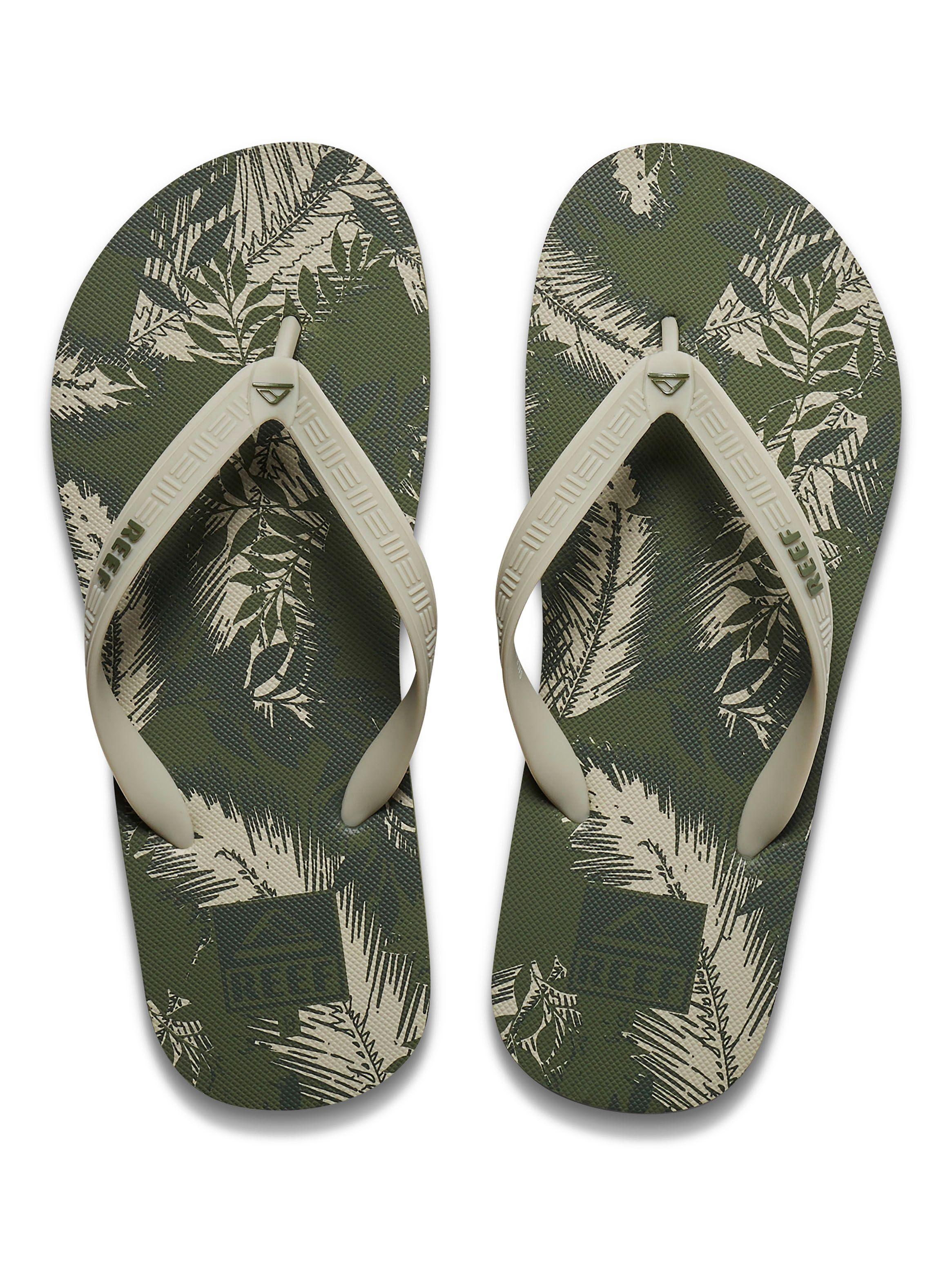 Sandalia Hojas Estampada Seaside Prints Hombre-0