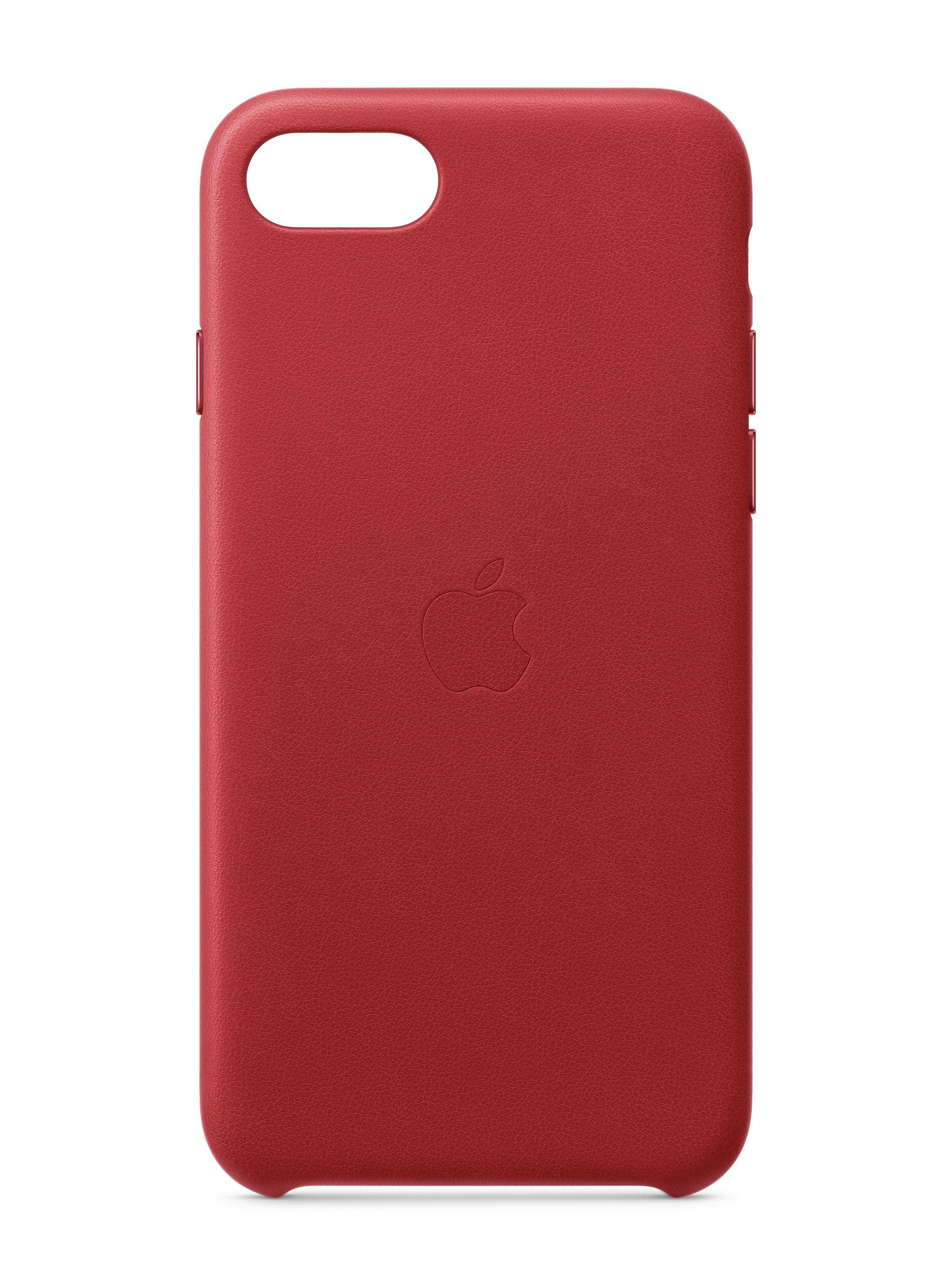 Carcasa para iPhone SE 2020 Cuero Rojo-0