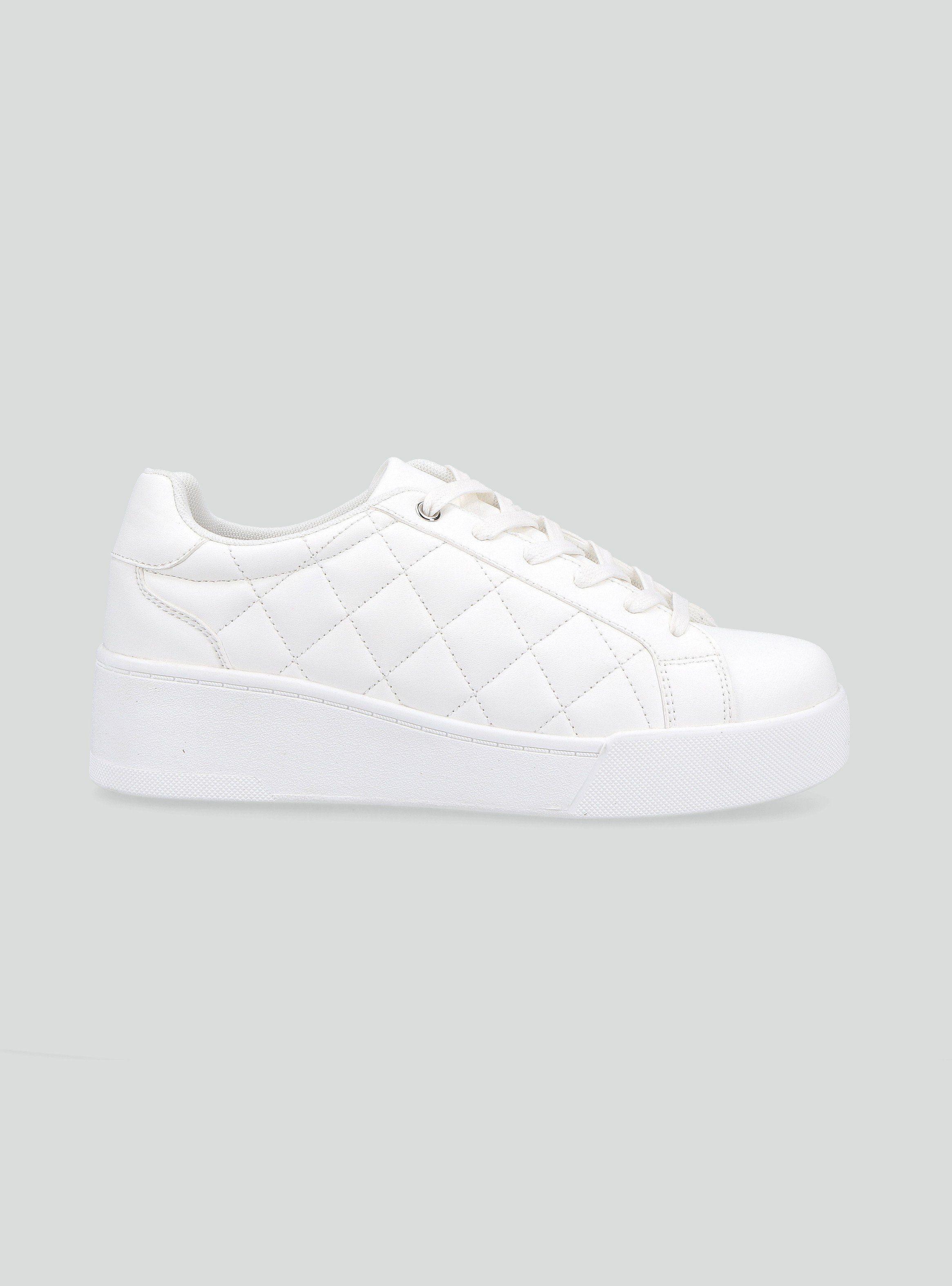 Zapatilla Urbana Efecto Quilt con Plataforma Mujer-1