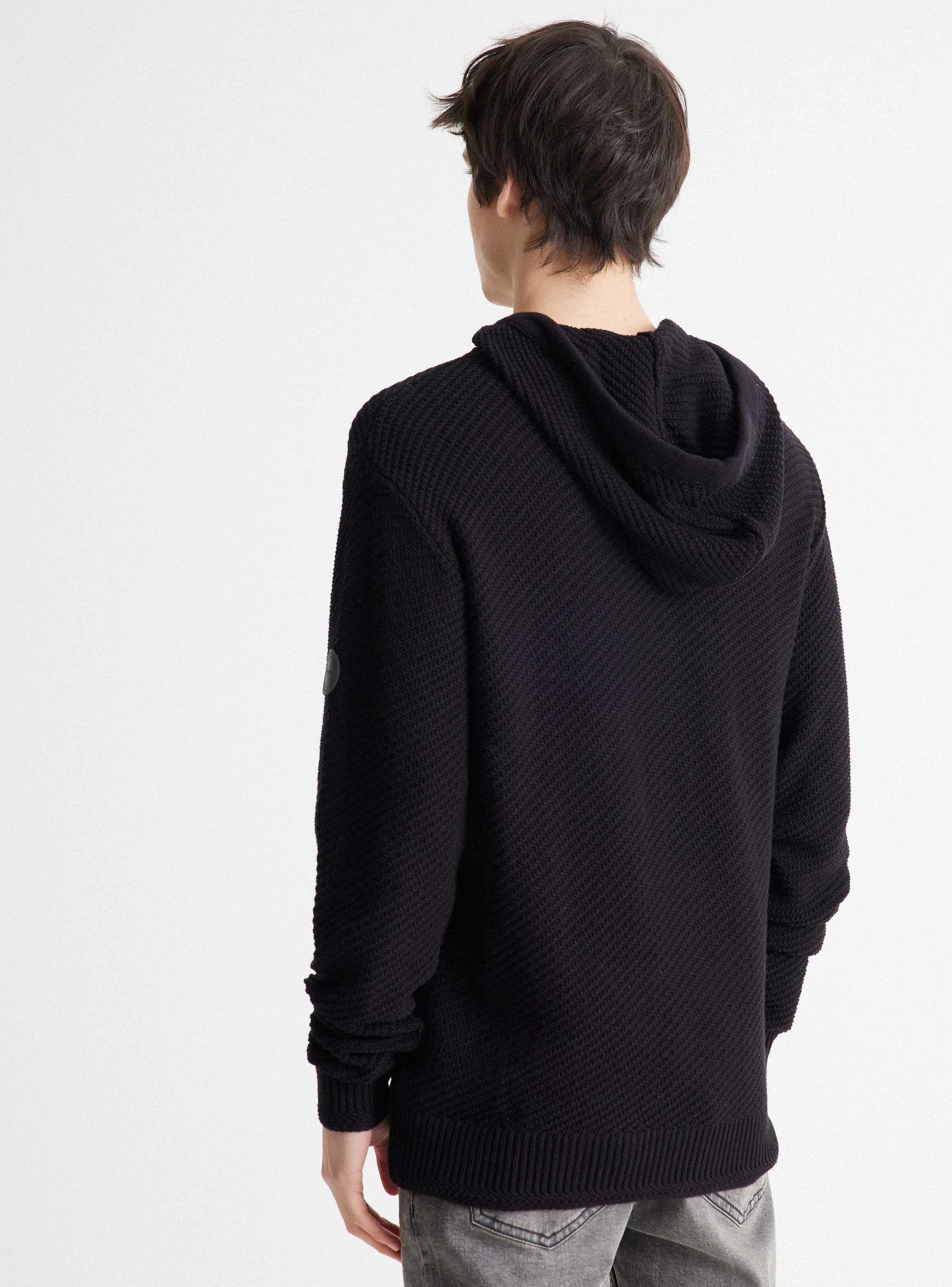 Sweater Textura Capucha-1