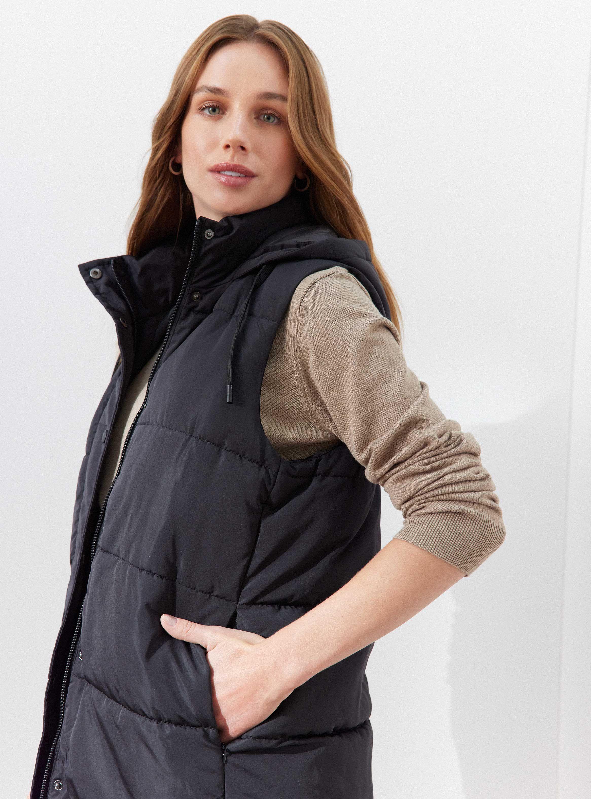 Parka Larga con Capucha Slim Fit-2