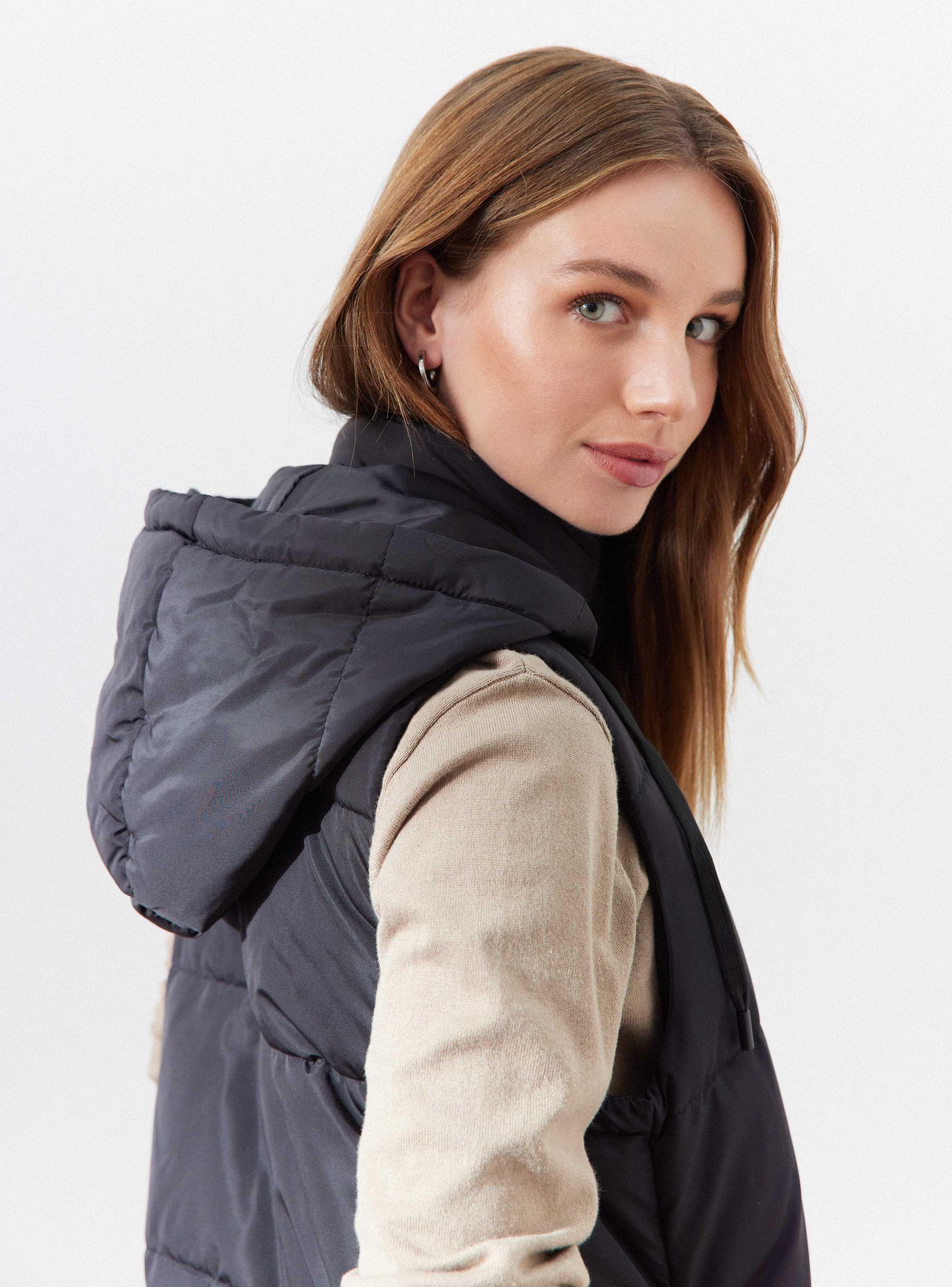 Parka Larga con Capucha Slim Fit-3