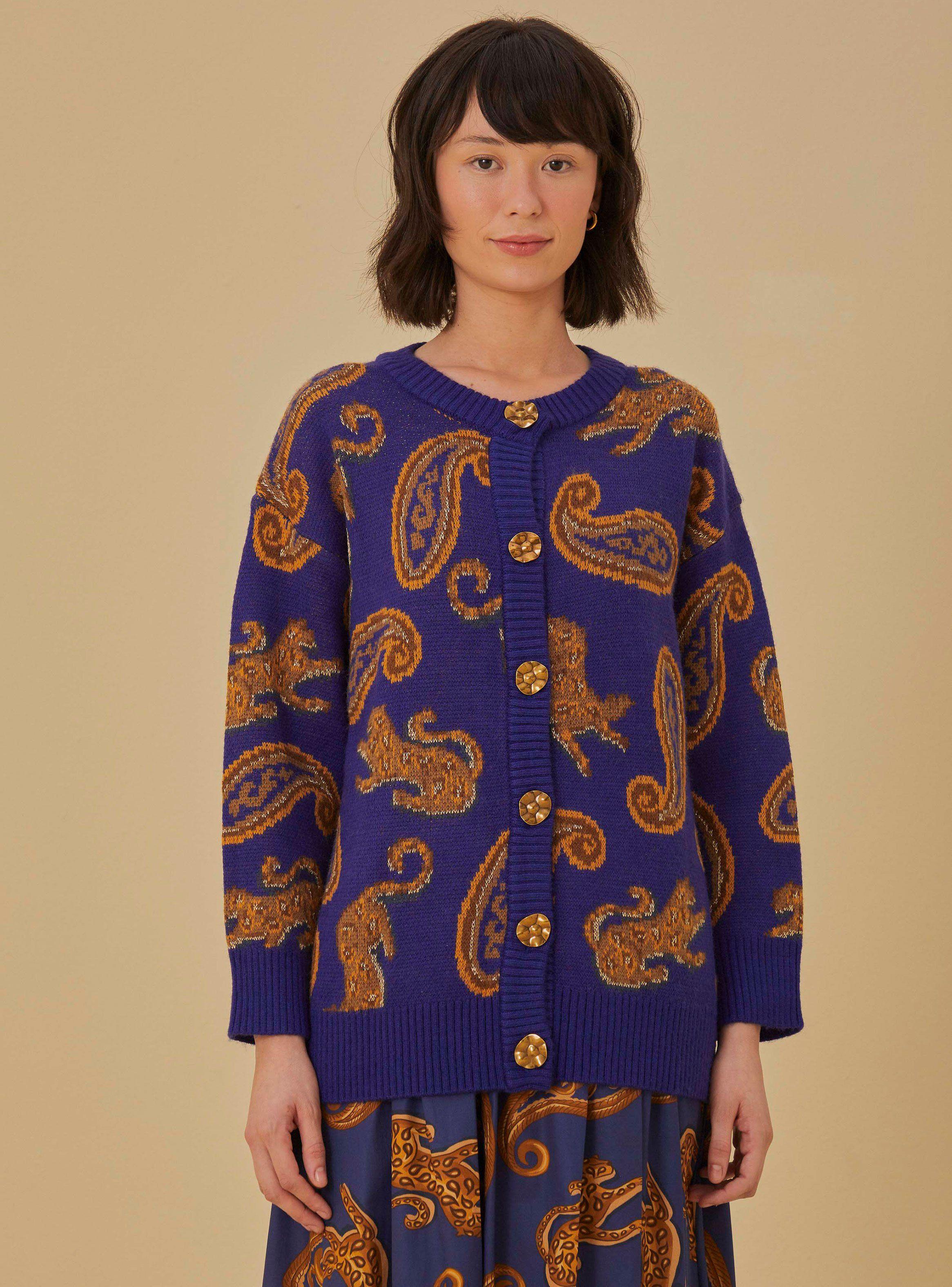 Chaleco con Botones Azul-0