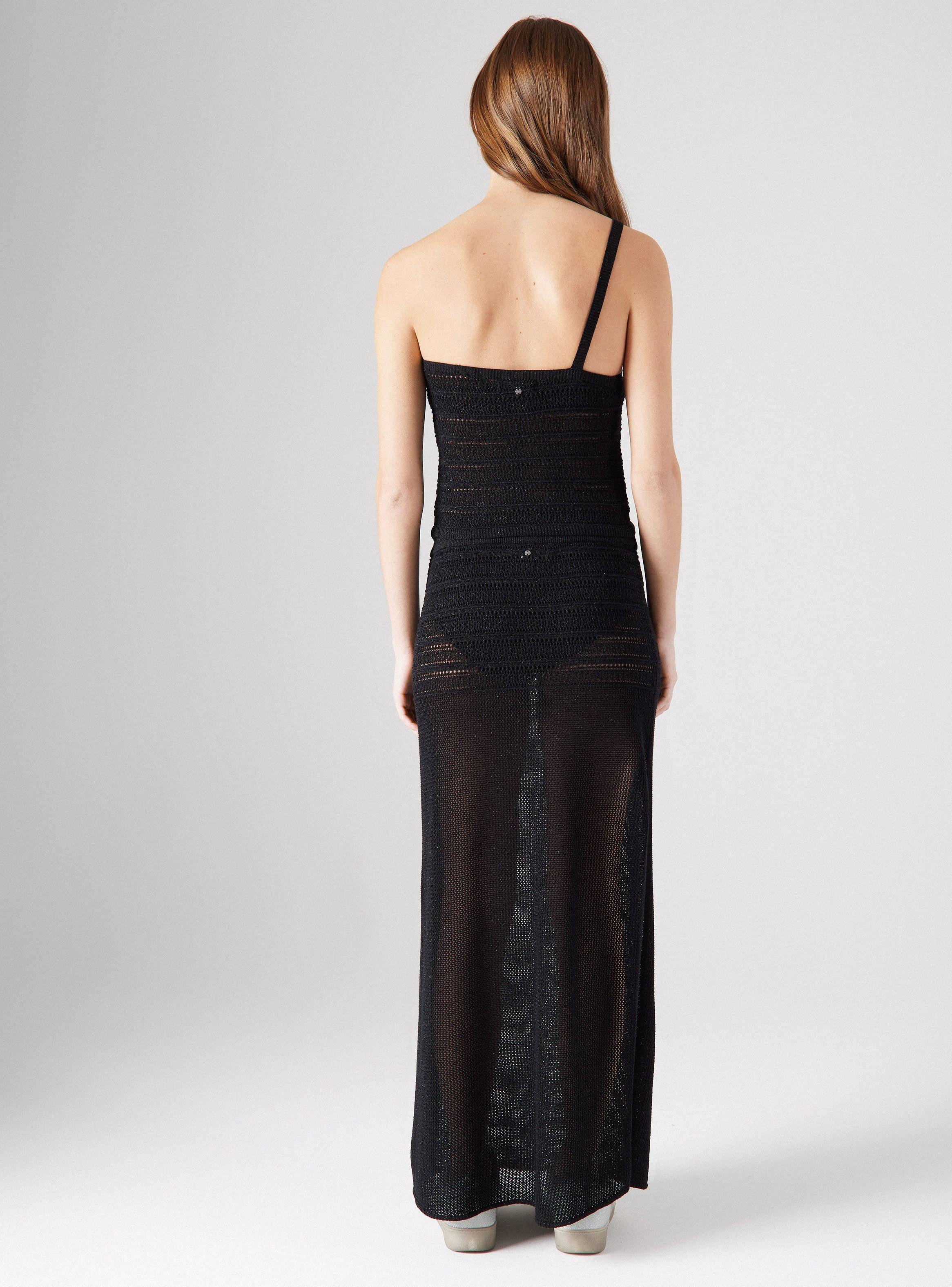 Falda Tejida De Lurex-5
