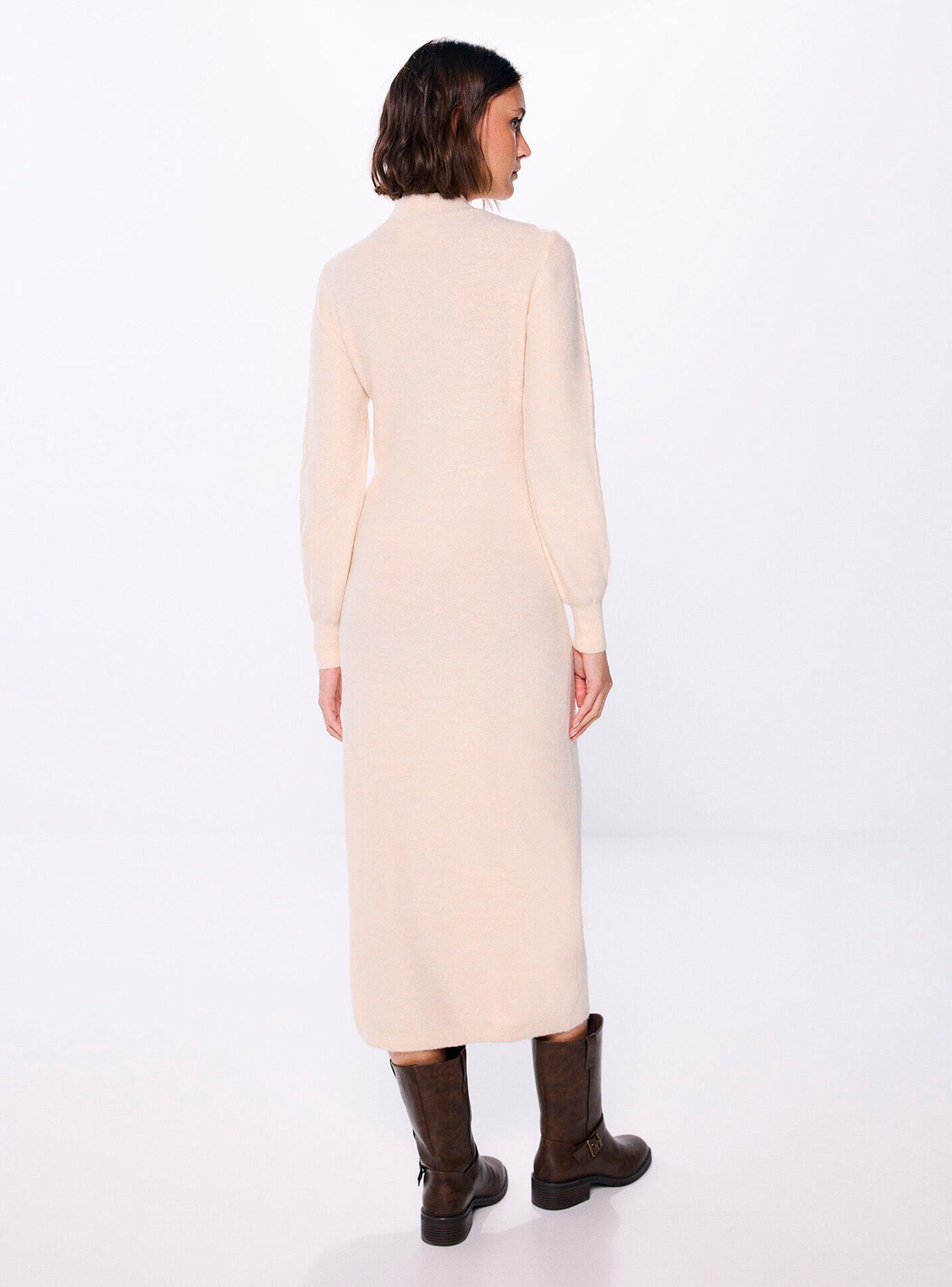 Vestido Midi Punto Cable Knit-1
